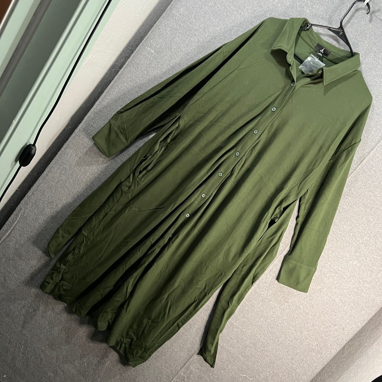 Other Jason Wu Regular Drared Shirt Dress Military Size L / US 10 / IT 46 - 1 Thumbnail