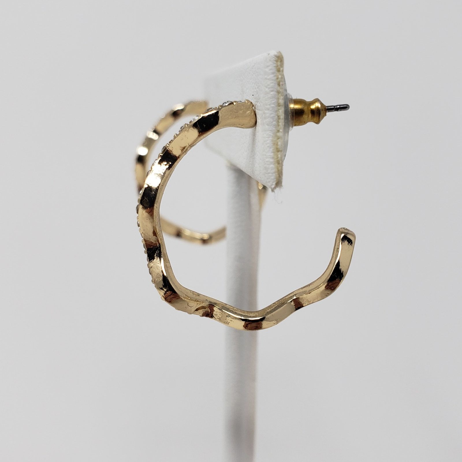 Other NWT Sugarfix Baublebar Zig-Zag Hoop Post Gold-Tone Earrings Size ONE SIZE - 5 Thumbnail