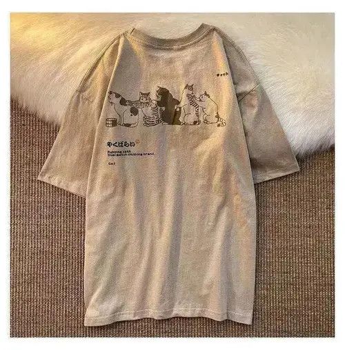 Other Summer Japanese Fresh Short Sleeved T-Shirt Size US M / EU 48-50 / 2 - 2 Thumbnail