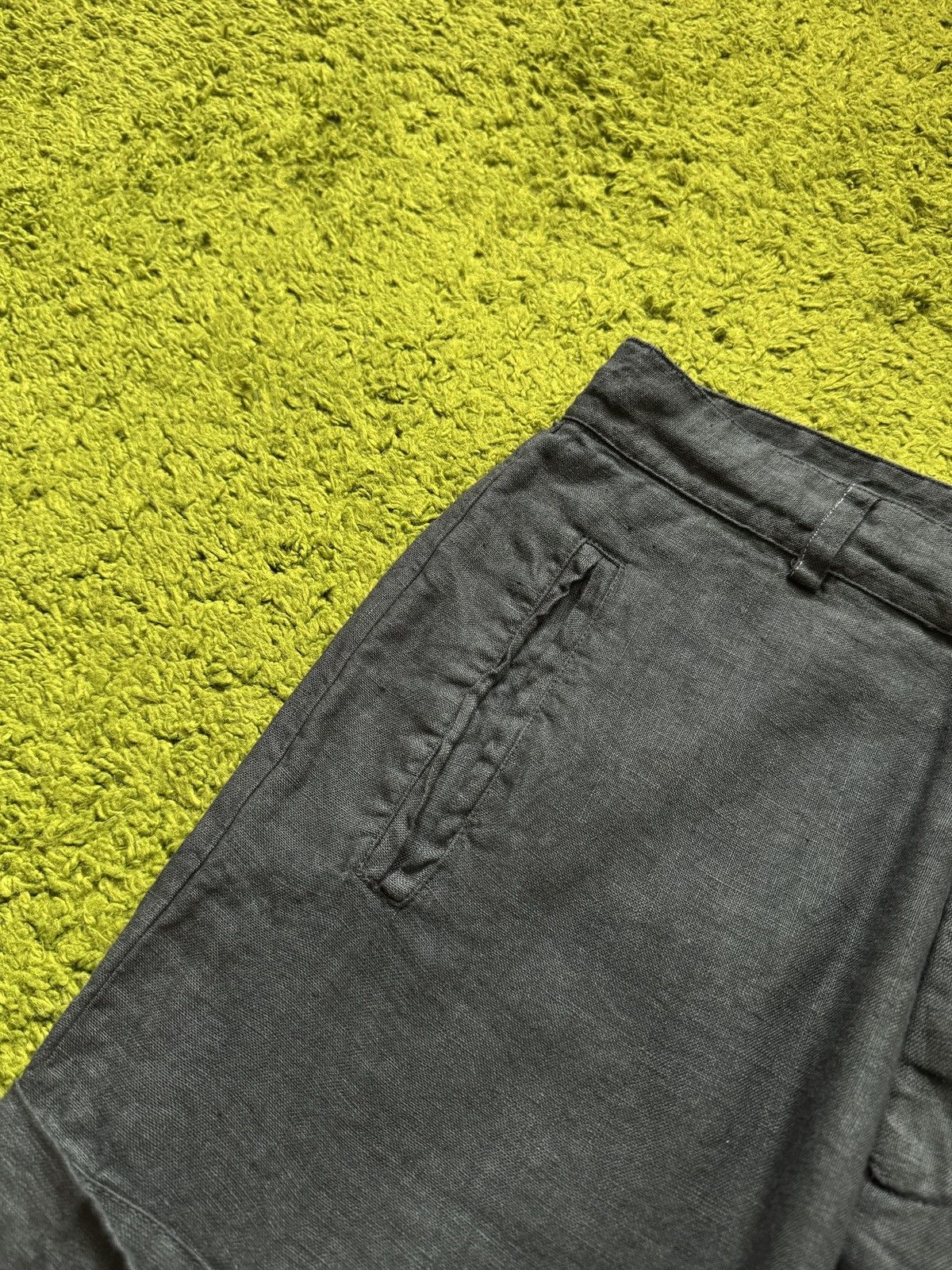 Army Of Me Never Enough avant garde linen cargo pants Size 28" / US 6 / IT 42 - 4 Thumbnail