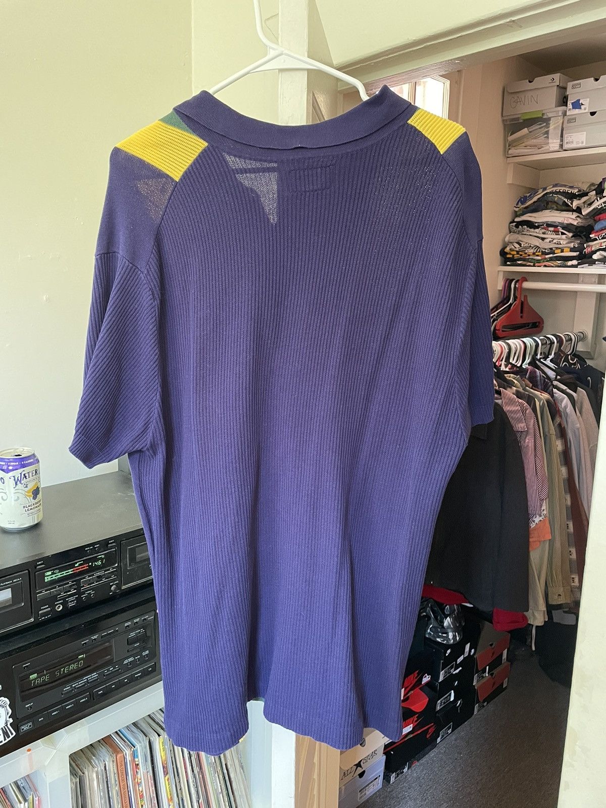 Beams Plus beams plus knit polo stripe Size US XL / EU 56 / 4 - 3 Thumbnail