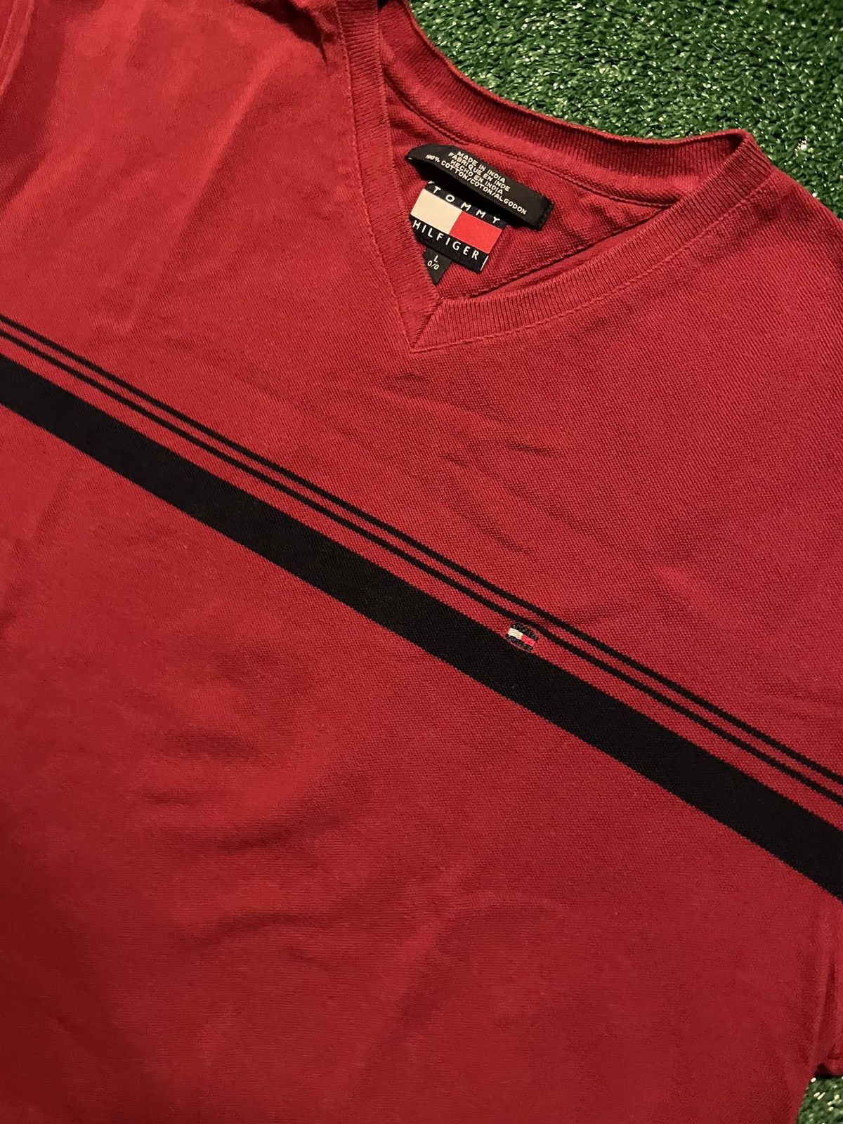 Tommy Hilfiger × Vintage Vintage Tommy Hilfiger T-shirt Size US L / EU 52-54 / 3 - 2 Thumbnail