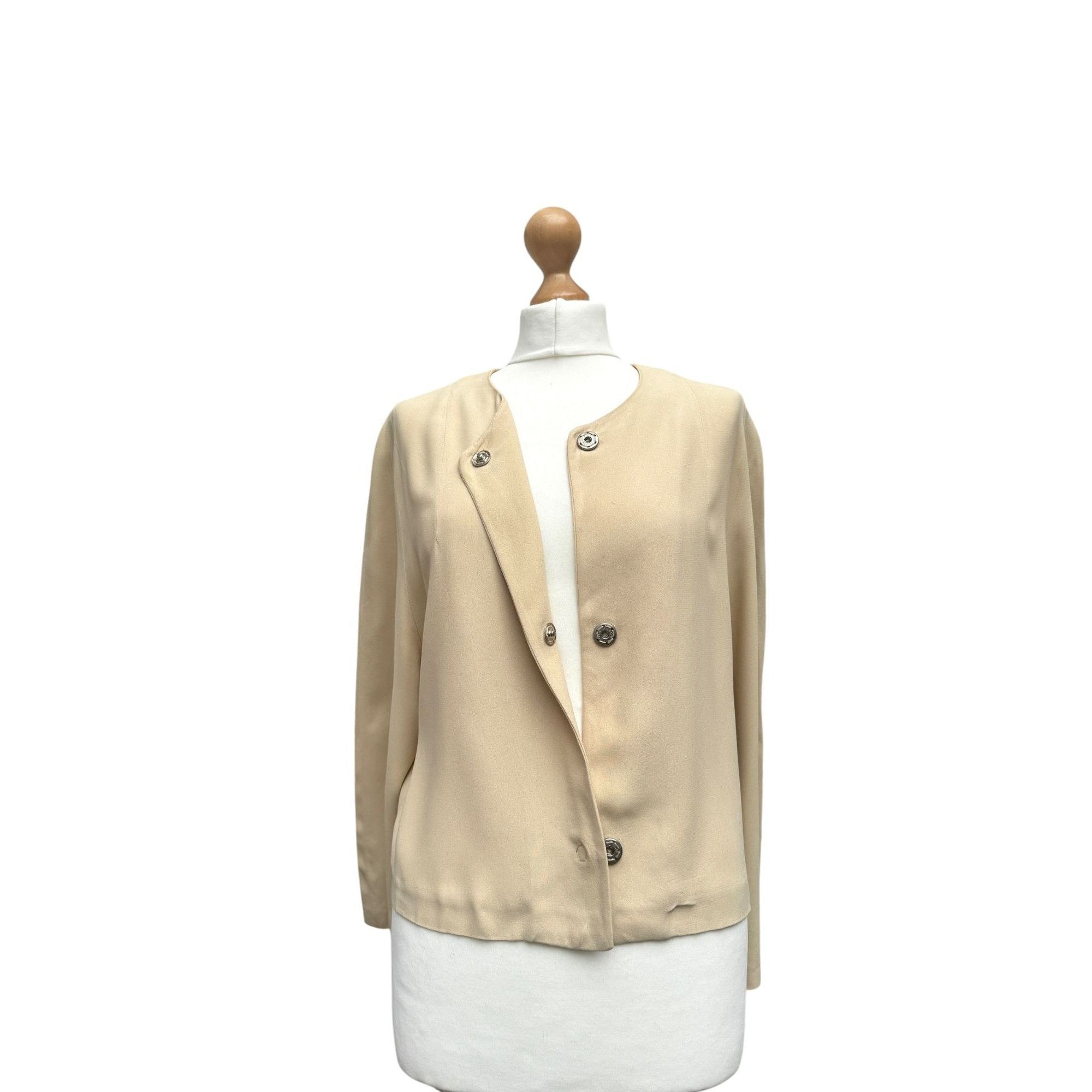 Maison Margiela FW 1996 Beige Cardigan Size M / US 6-8 / IT 42-44 - 1 Thumbnail