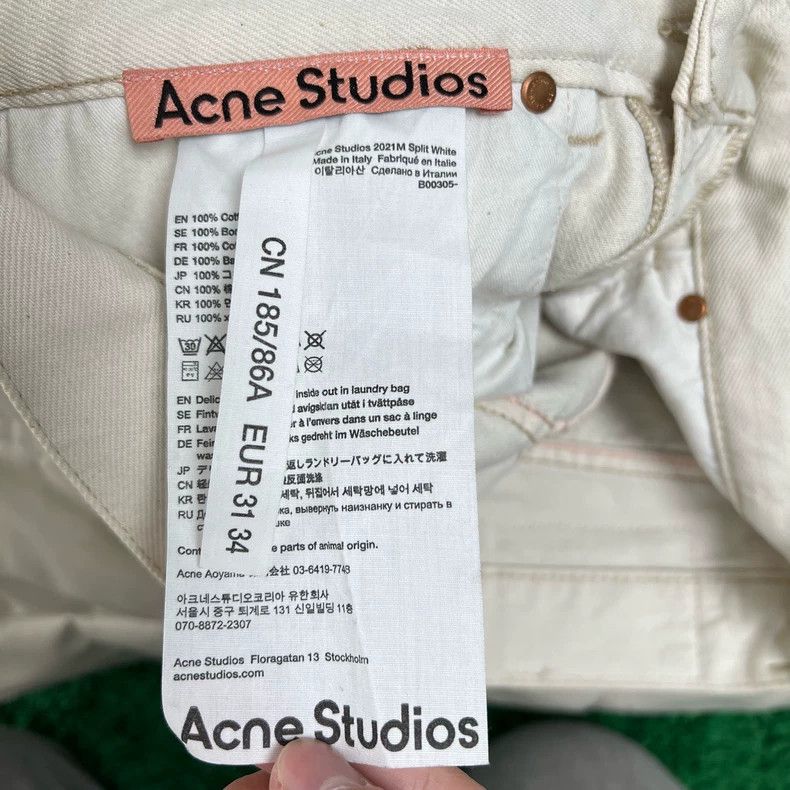 Acne Studios acne studios Ripped white jeans 2502-Nextarrow Size US 31 - 7 Thumbnail