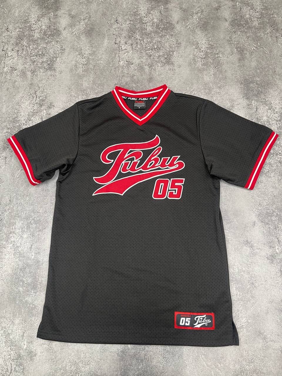 Fubu FUBU Men Mesh Jersey Black Red 05 Y2K 2000s Size S Size US S / EU 44-46 / 1 - 1 Thumbnail