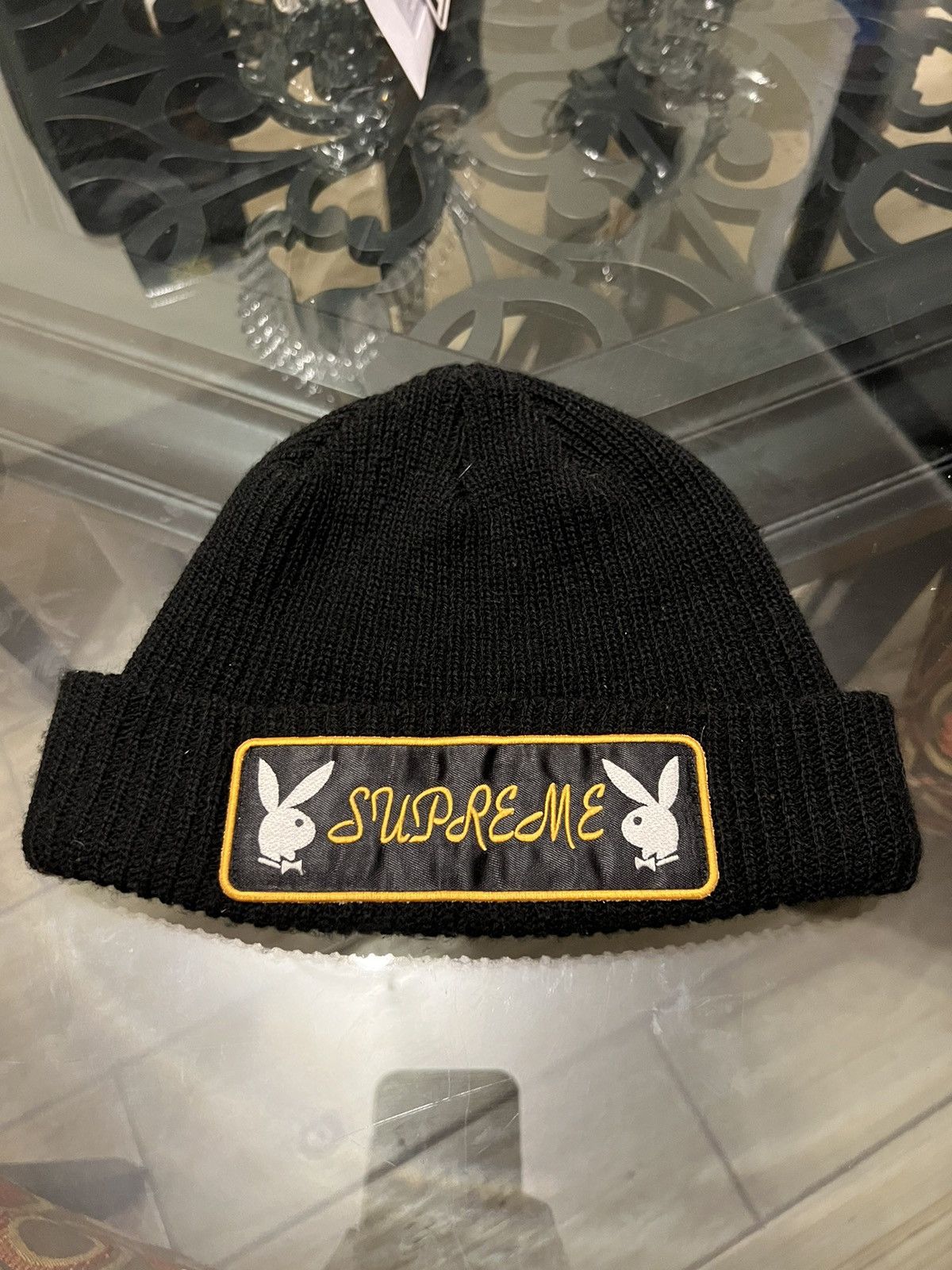 Supreme Supreme Playboy Beanie FW16 Black | Grailed