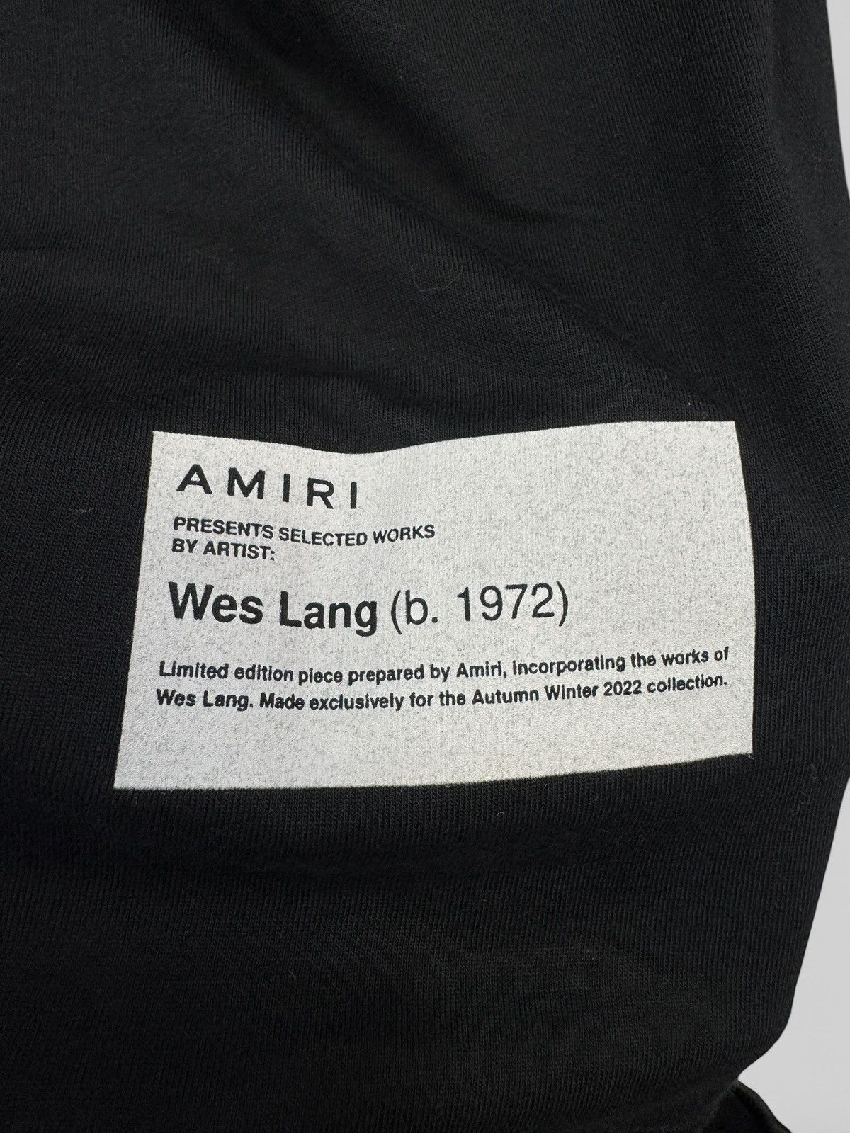 Amiri Amiri Black Wes Lang Solar Kings Shirt Size US XS / EU 42 / 0 - 4 Thumbnail