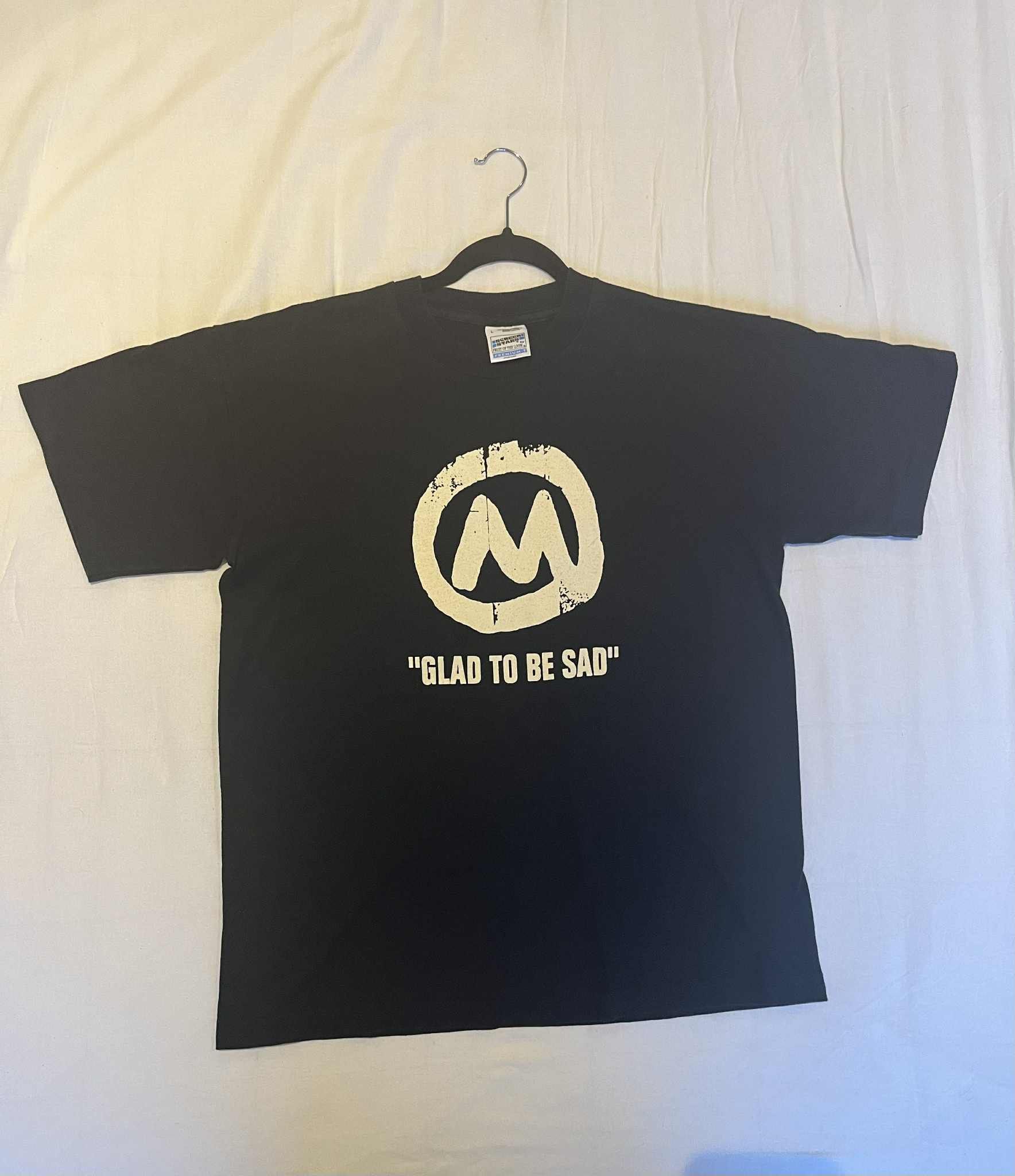 Massive attack Melankolic レーベル Tシャツ XL Band Tees Massive Attack VERY RARE 1998 Melankolic Label Sampler