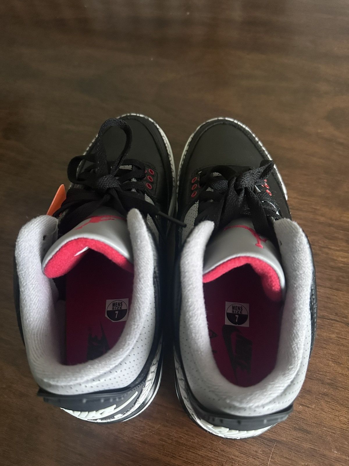 Jordan Brand DS jordan 3 black cement Size US 7 / EU 40 - 4 Thumbnail
