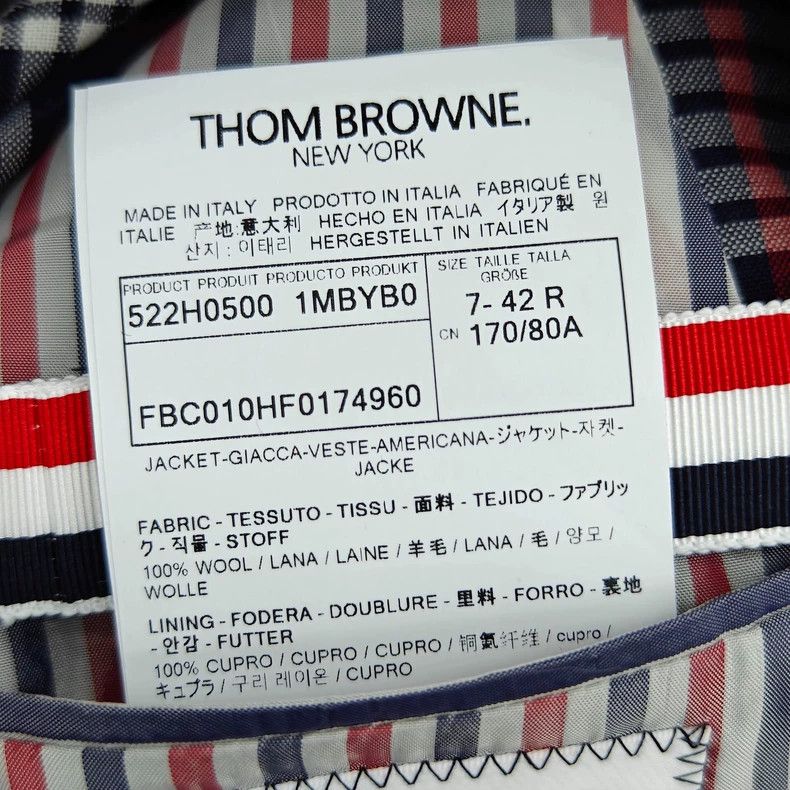Thom Browne Thom Browne Size 42Plaid Suit Jacket 2501-Nextarrow Size 42R - 6 Thumbnail