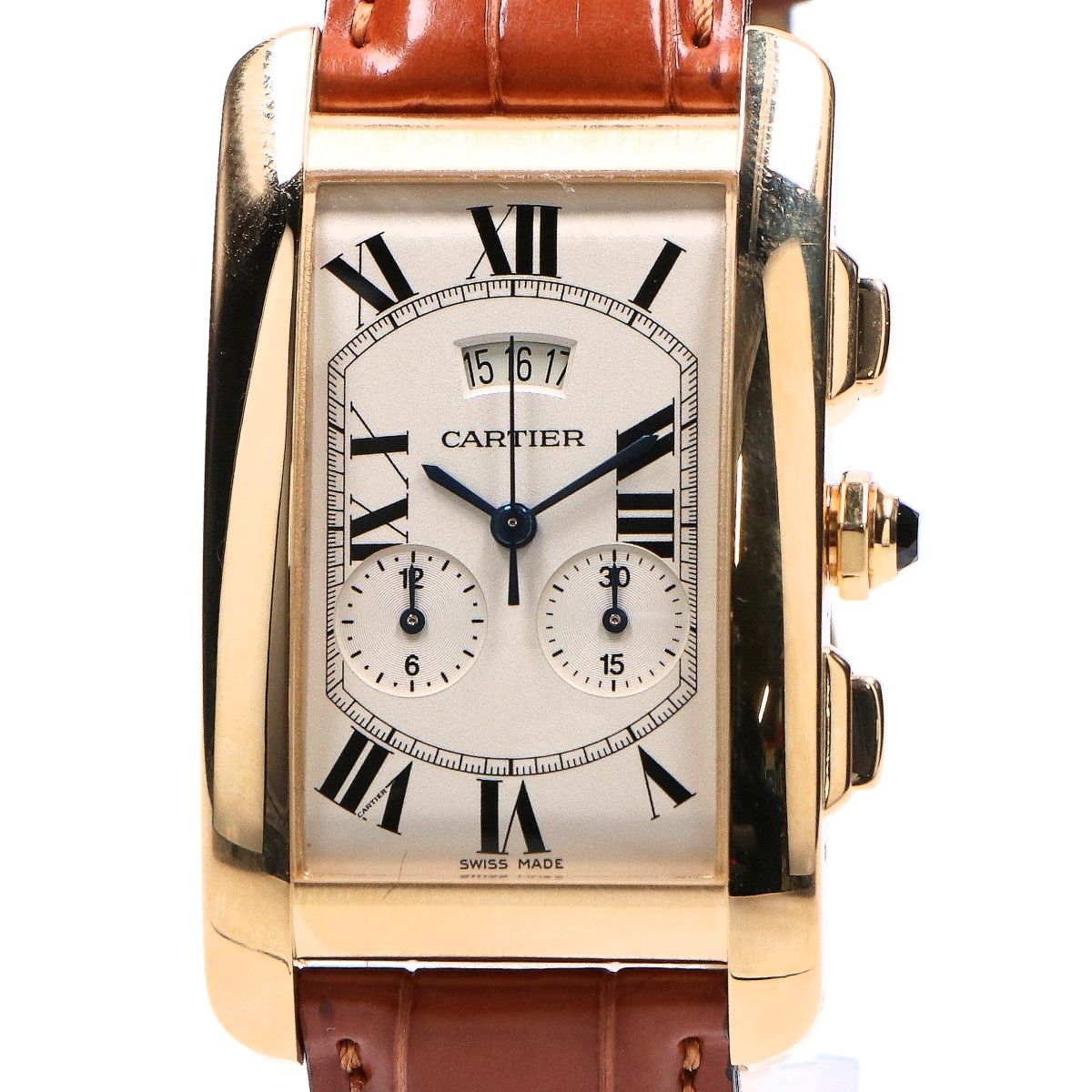 Cartier Cartier Tank Américaine Au750 Watch Precious Metal Quartz W2605856 DUTY FREE for USA