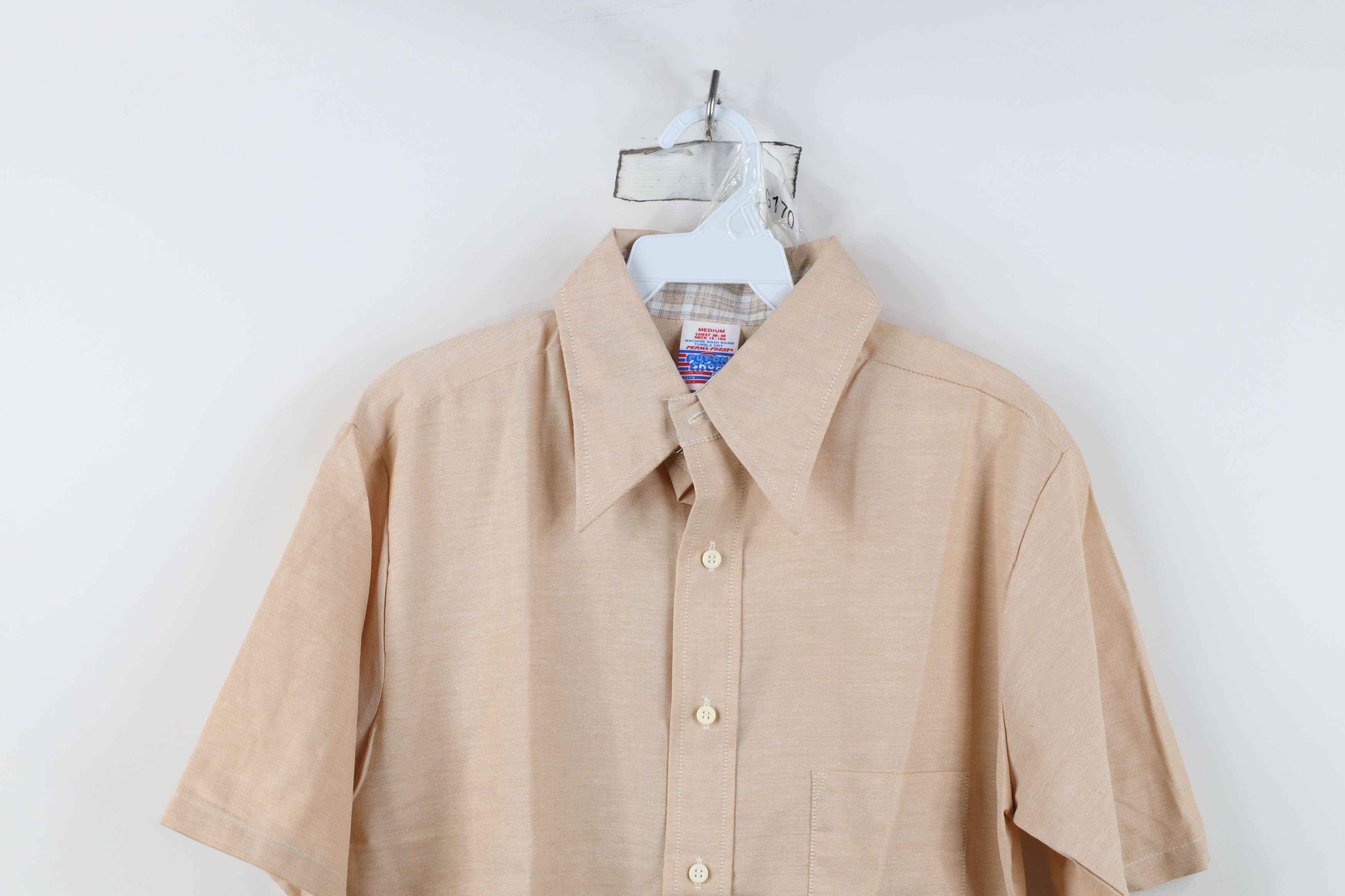Vintage Deadstock Vintage 70s Streetwear Short Sleeve Button Shirt Size US M / EU 48-50 / 2 - 2 Thumbnail