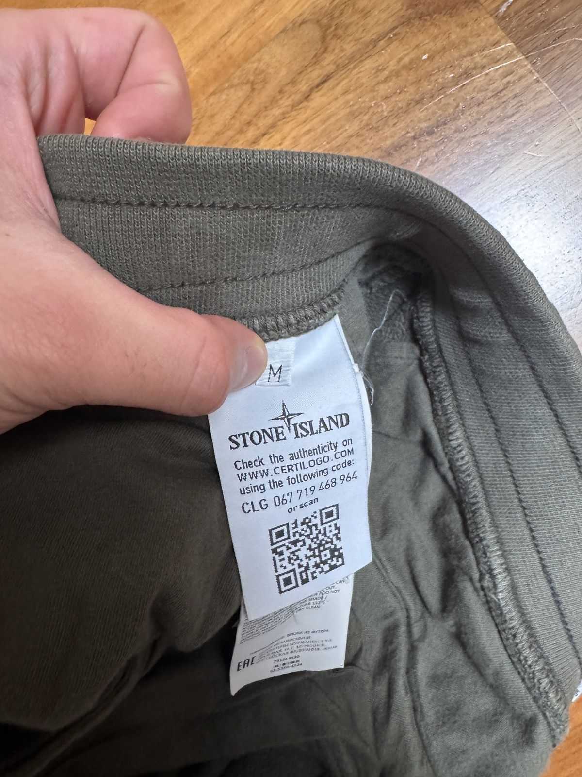 Stone Island Stone Island Army Green Joggers M Size US 32 / EU 48 - 3 Thumbnail