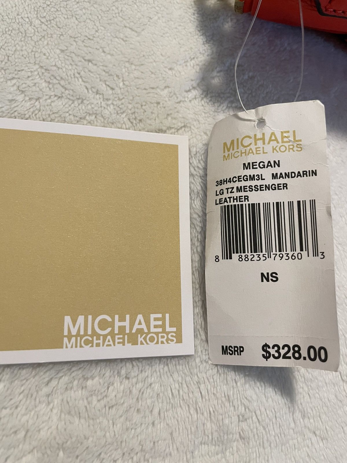 Michael Kors Michael Kors MEGAN Mandarin Lg Messenger Bag Size ONE SIZE - 9 Thumbnail