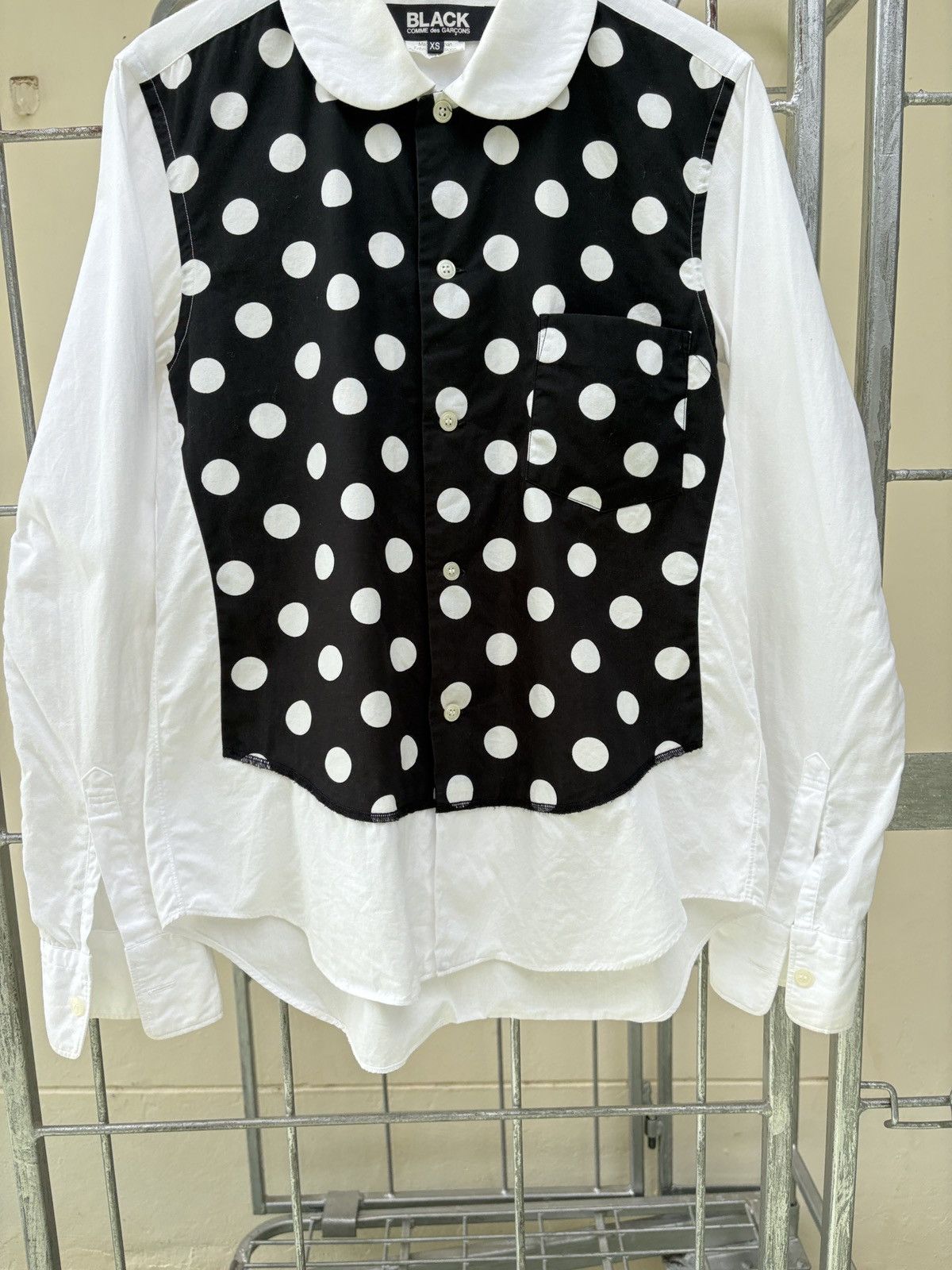 Comme des Garcons Black Comme des Garcons • polkadot white shirt Size US XS / EU 42 / 0 - 3 Thumbnail