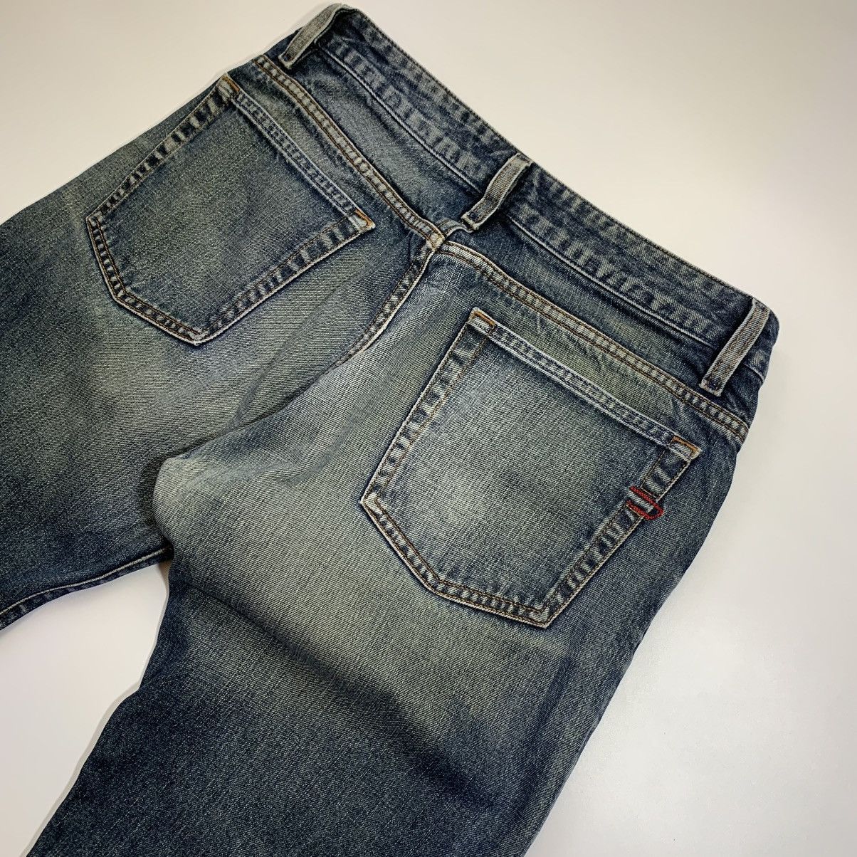 Diesel Vintage Diesel Gradient Denim Pants Jeans Y2K Size US 31 - 5 Thumbnail