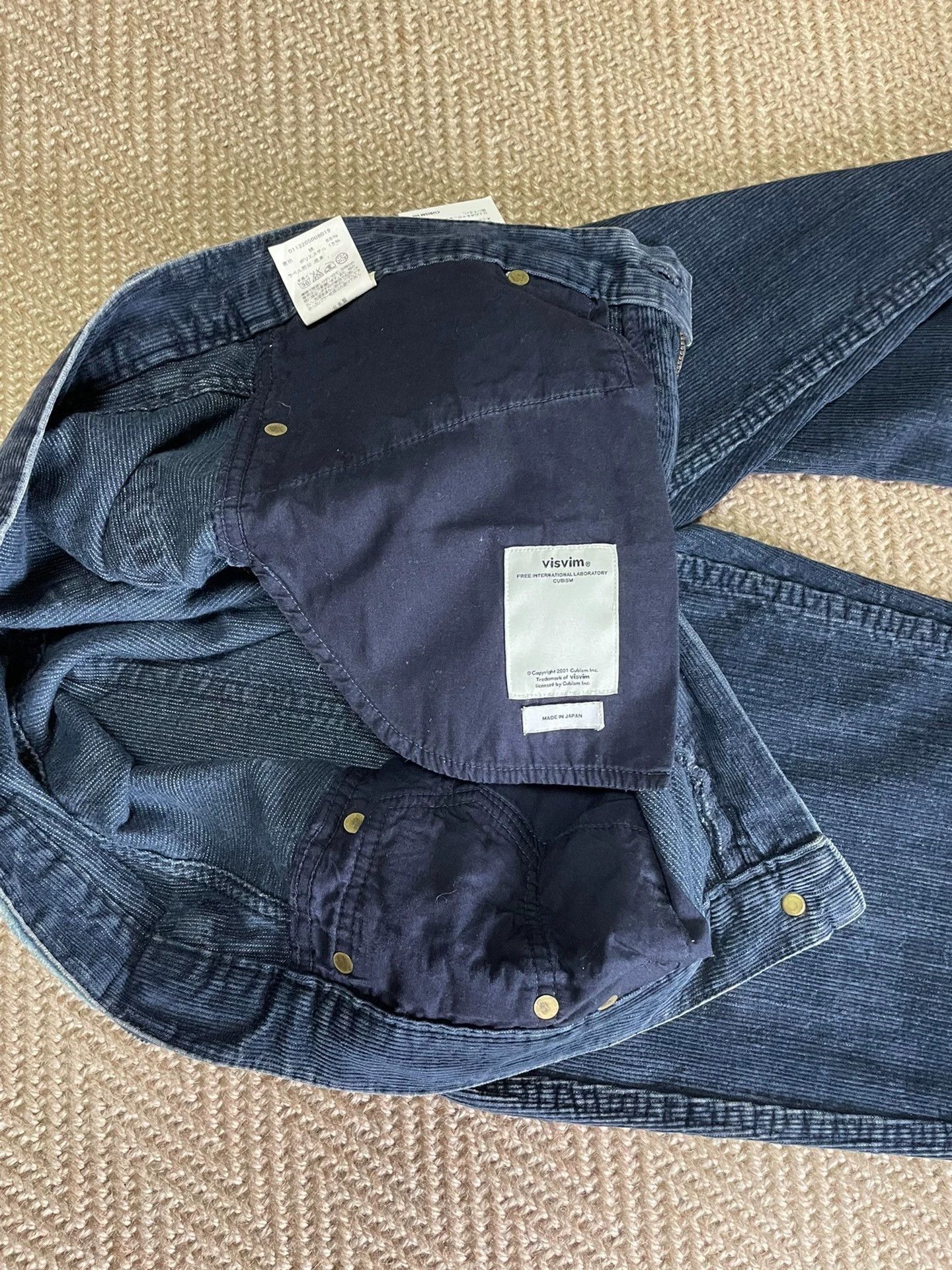 Visvim Blue Denim Straight-Leg Pants Size 34 Size US 34 / EU 50 - 8 Thumbnail