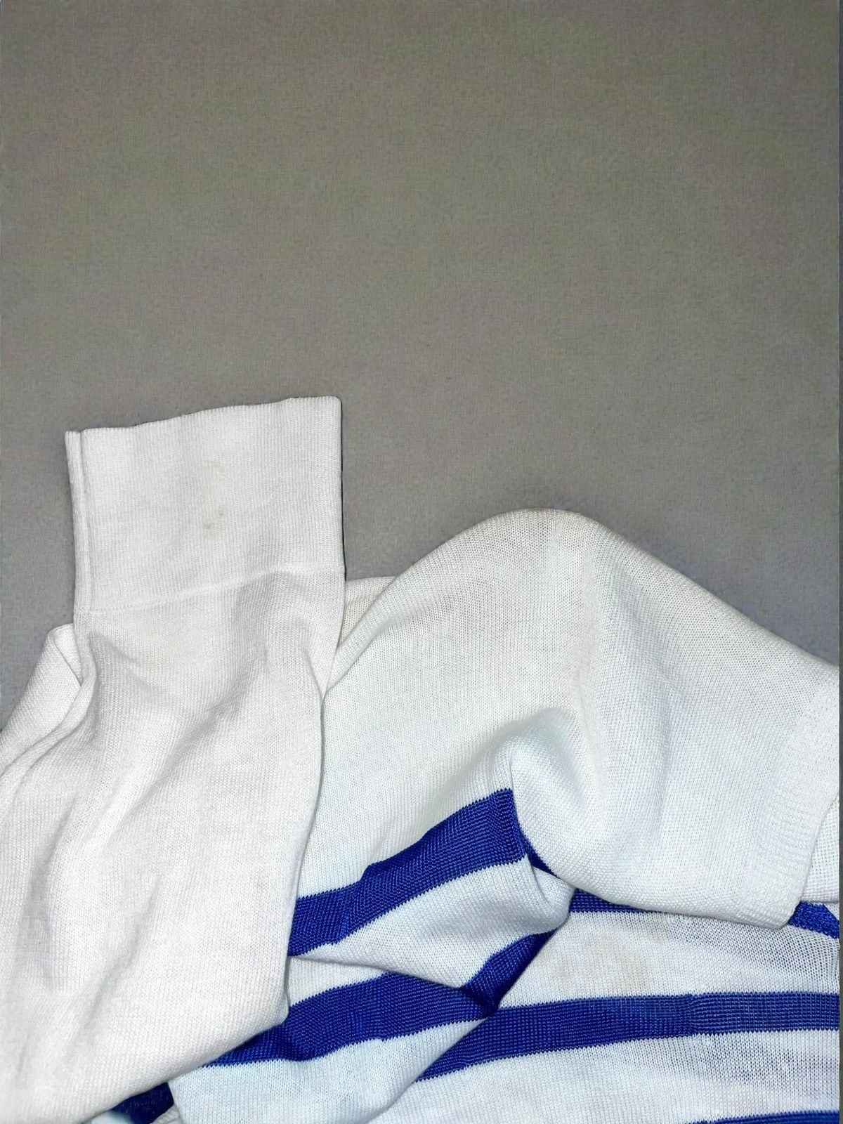 Jean Paul Gaultier 1997 Marinière Jean Paul Gaultier Asymmetric Long-sleeve Top Size US S / EU 44-46 / 1 - 6 Thumbnail