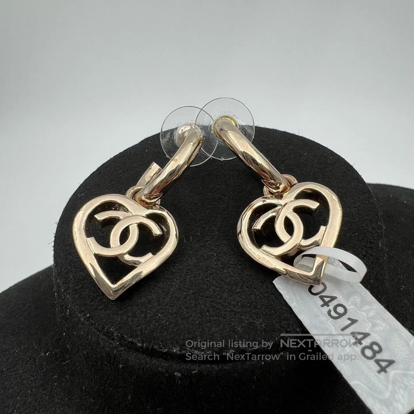 Chanel Chanel Love Metal LOGO Earrings Size ONE SIZE - 1 Thumbnail