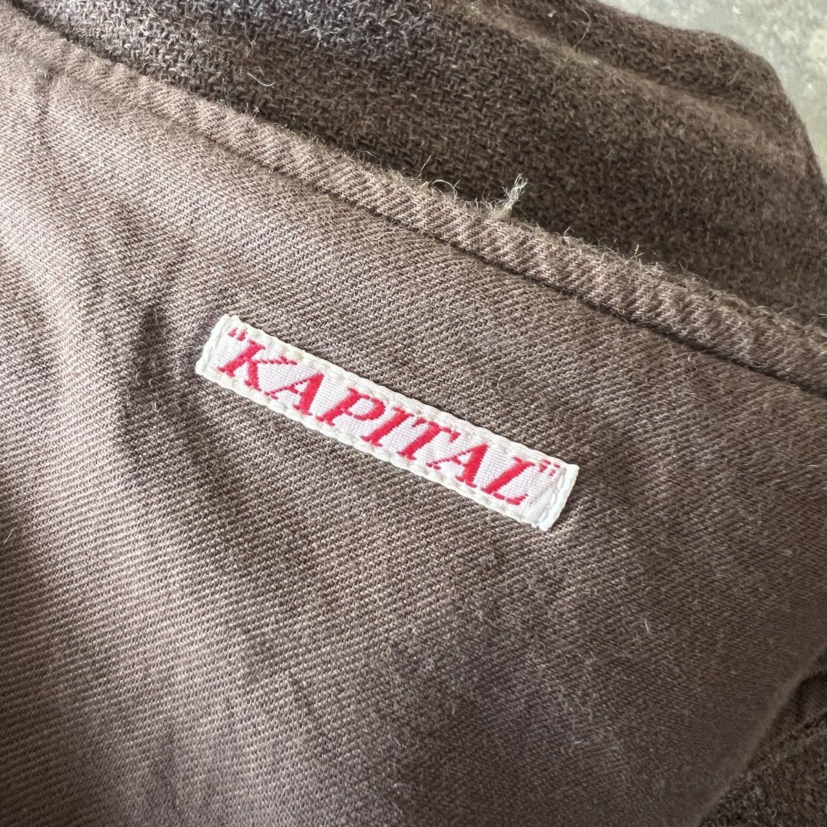 Kapital 🔥Kapital Brown Beach Style Vest Tank Top Button Made In jpn Size US L / EU 52-54 / 3 - 9 Thumbnail