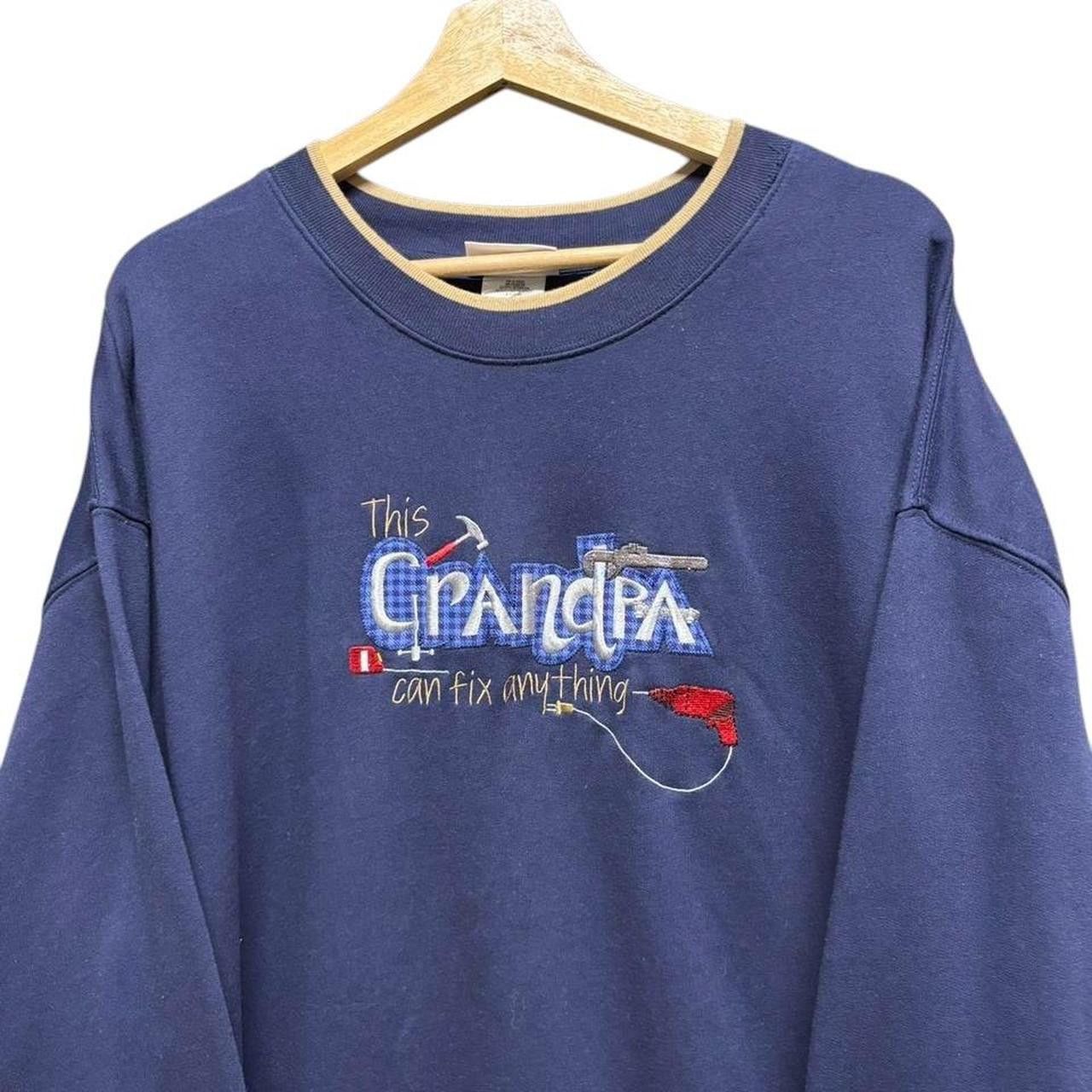 Vintage Vintage Grandpa sweatshirt size: 2XL Size US XXL / EU 58 / 5 - 4 Thumbnail