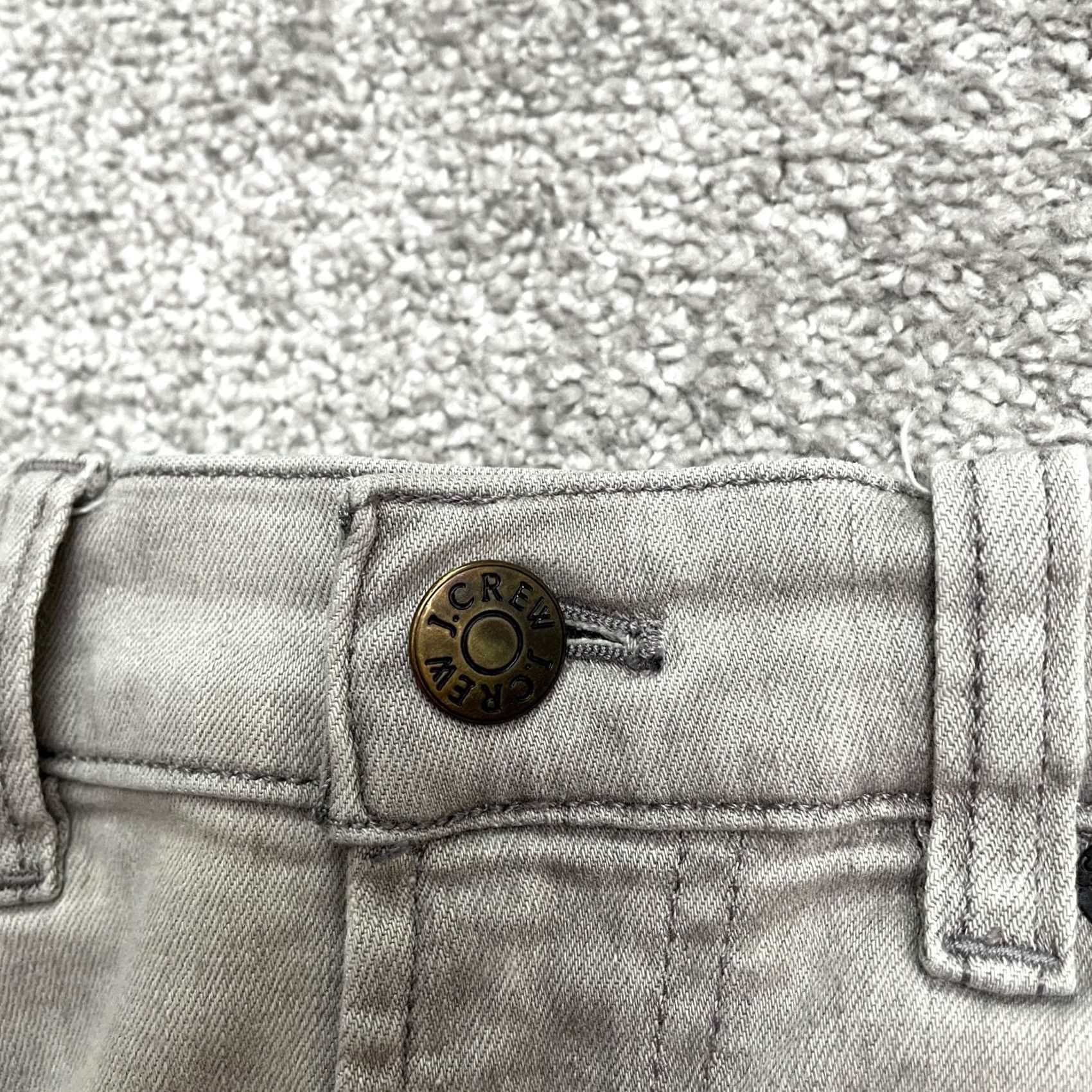 J.Crew J.Crew Stretch Low Rise Skinny Jeans Gray Denim Casual 26x27 Womens 2 Washed Size 42" / US 20 - 5 Thumbnail