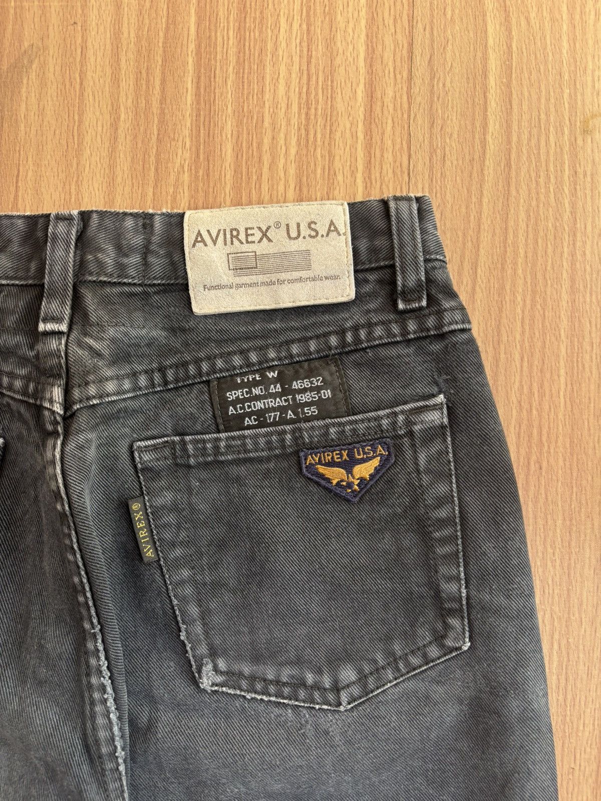 Avirex Avirex USA Authentic Flight Garment Denim Size US 29 - 3 Thumbnail