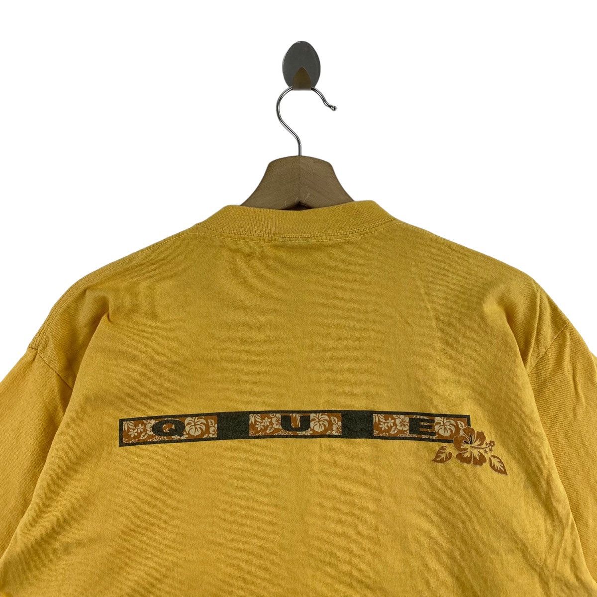 Vintage Vintage QUE USA Surf Brand Print With Hibiscus Flower Yellow Size US L / EU 52-54 / 3 - 4 Thumbnail