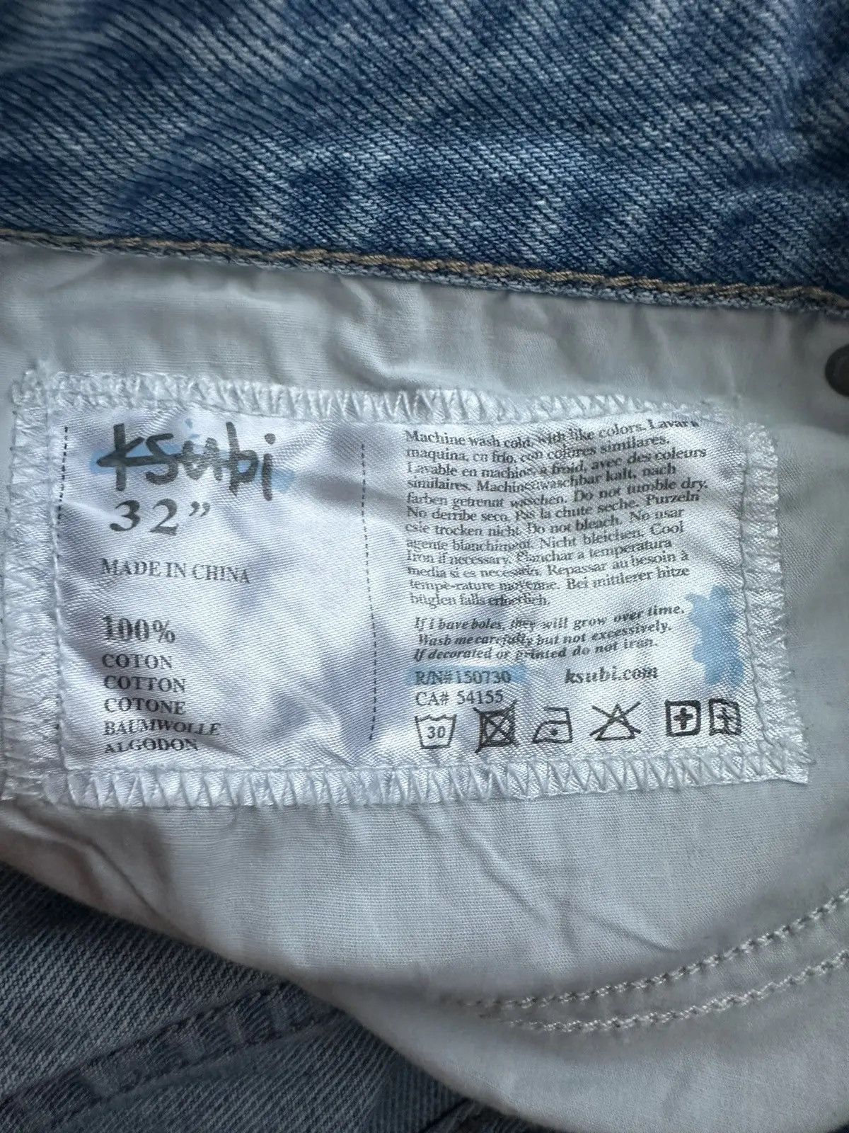 Ksubi Ksubi Angel Print Jeans Size US 32 / EU 48 - 5 Thumbnail