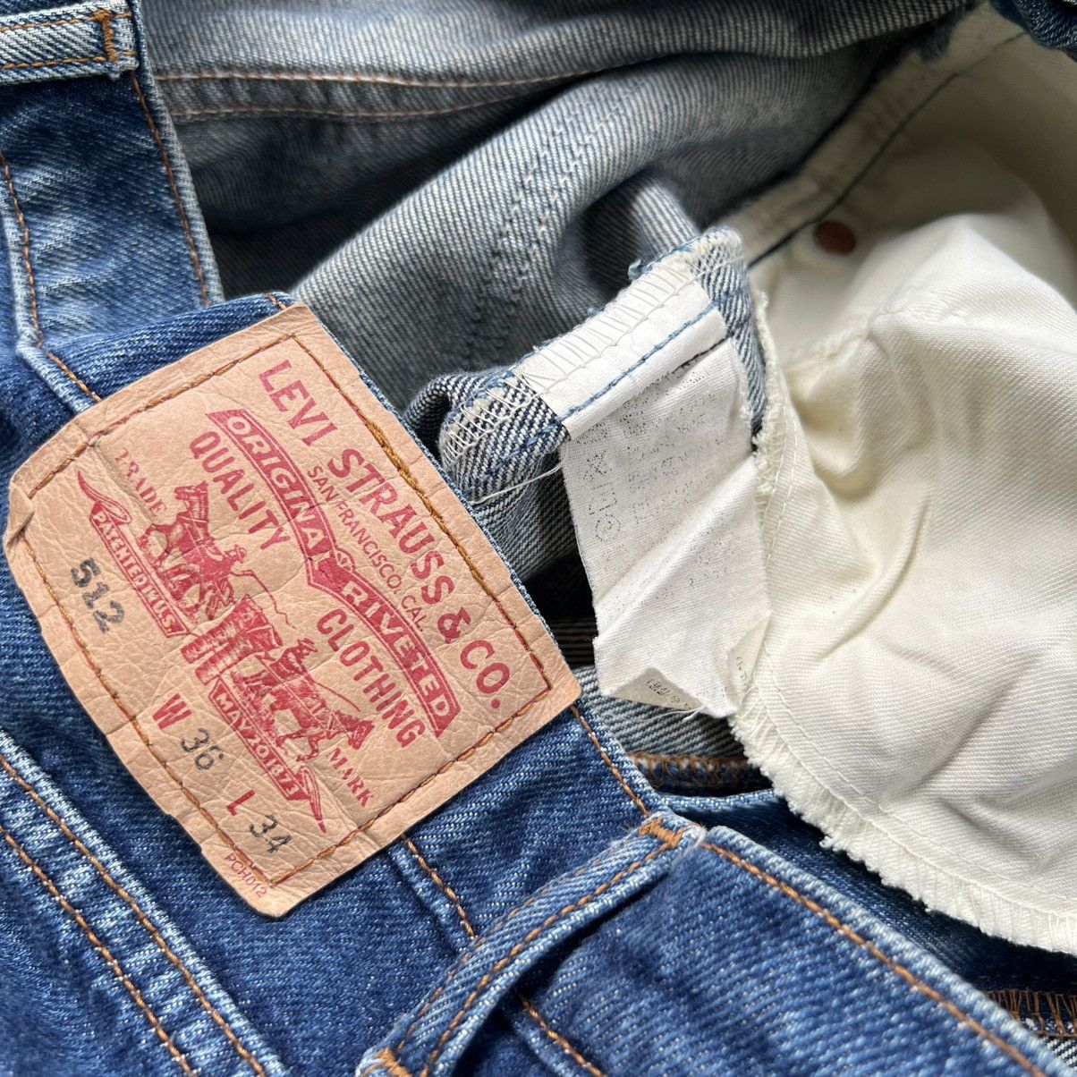 Levi's Vintage Levis 512 Distressed Jeans Size US 36 / EU 52 - 9 Thumbnail