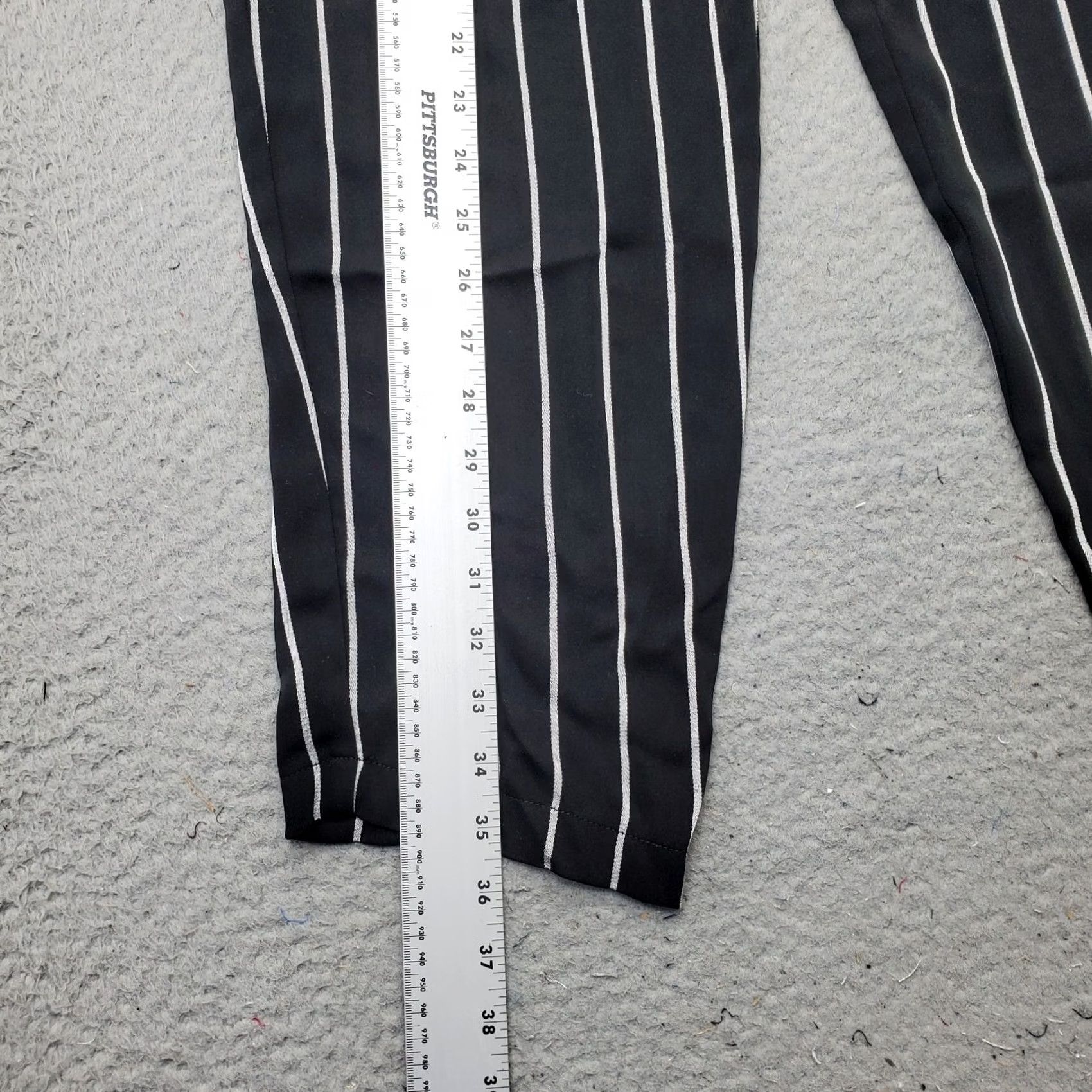 Loft LOFT Fluid Trouser Pants Women S Multicolor Striped Pockets Drawstring Waist Casual Size 28" / US 6 / IT 42 - 4 Thumbnail