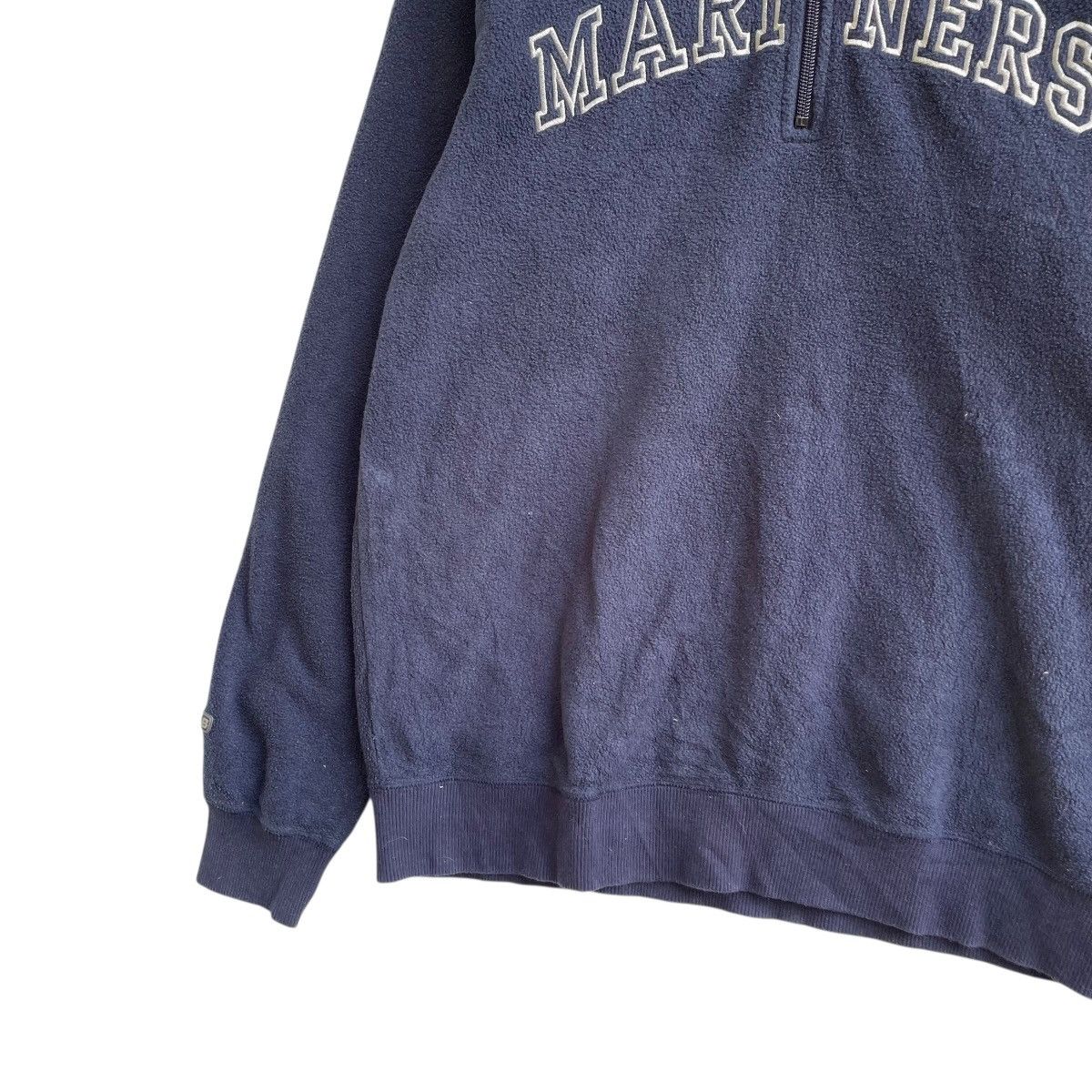 Other 💥Mlb Major League Baseball Mariners Half Zipper Pull Over Size US M / EU 48-50 / 2 - 4 Thumbnail