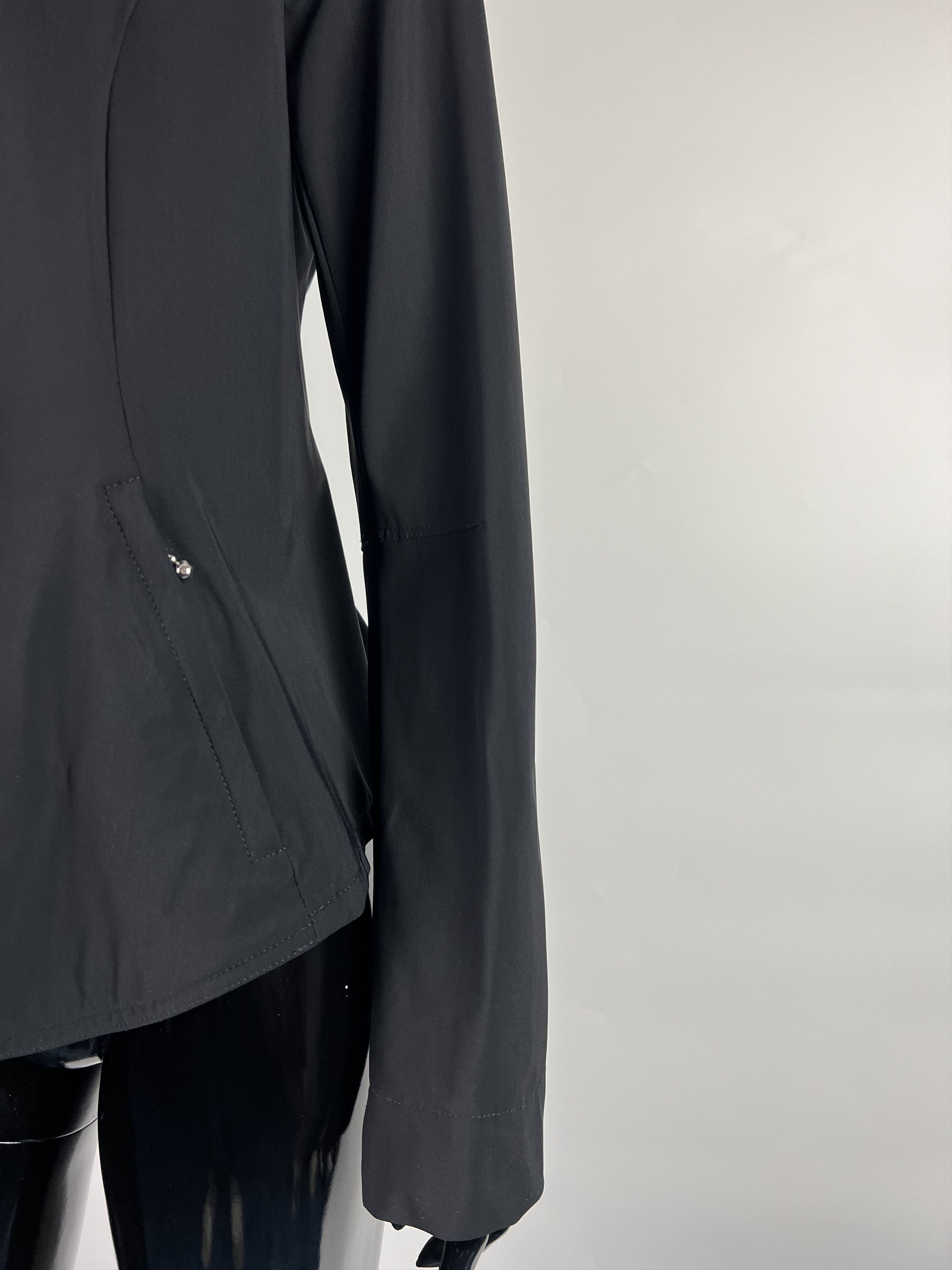 Marithe + Francois Girbaud Marithe Francois Girbaud Black Blazer Jacket Size IT44 US6 Size M / US 6-8 / IT 42-44 - 7 Thumbnail