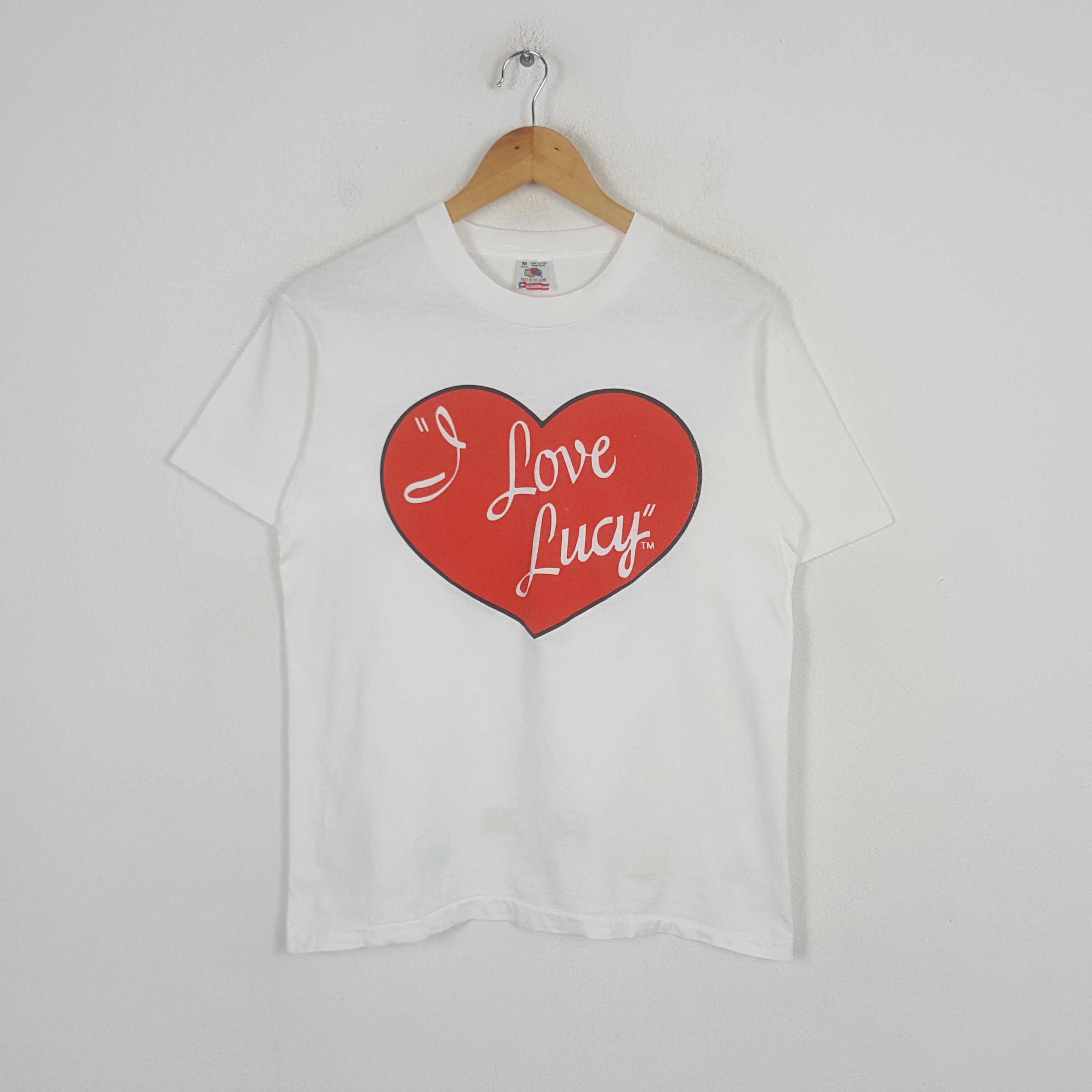 Fruit Of The Loom Vintage Love Lucy American Sitcom 90's Tshirt C299N42 Size US M / EU 48-50 / 2 - 1 Thumbnail