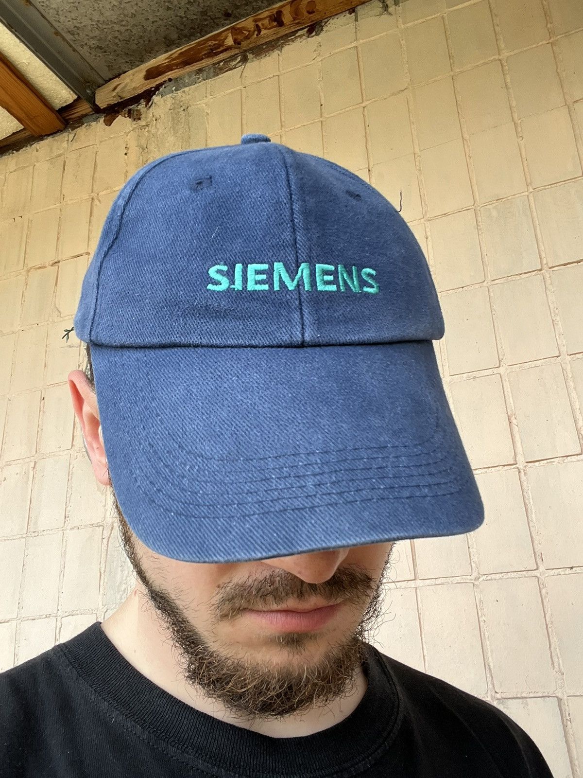 Vintage Y2K Siemens Vintage Hat Teal Snapback Size ONE SIZE - 20 Thumbnail
