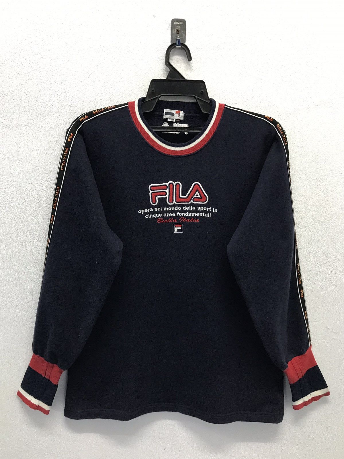 Fila × Vintage Vintage Fila Biella Italia Sweatshirt Size US M / EU 48-50 / 2 - 1 Thumbnail