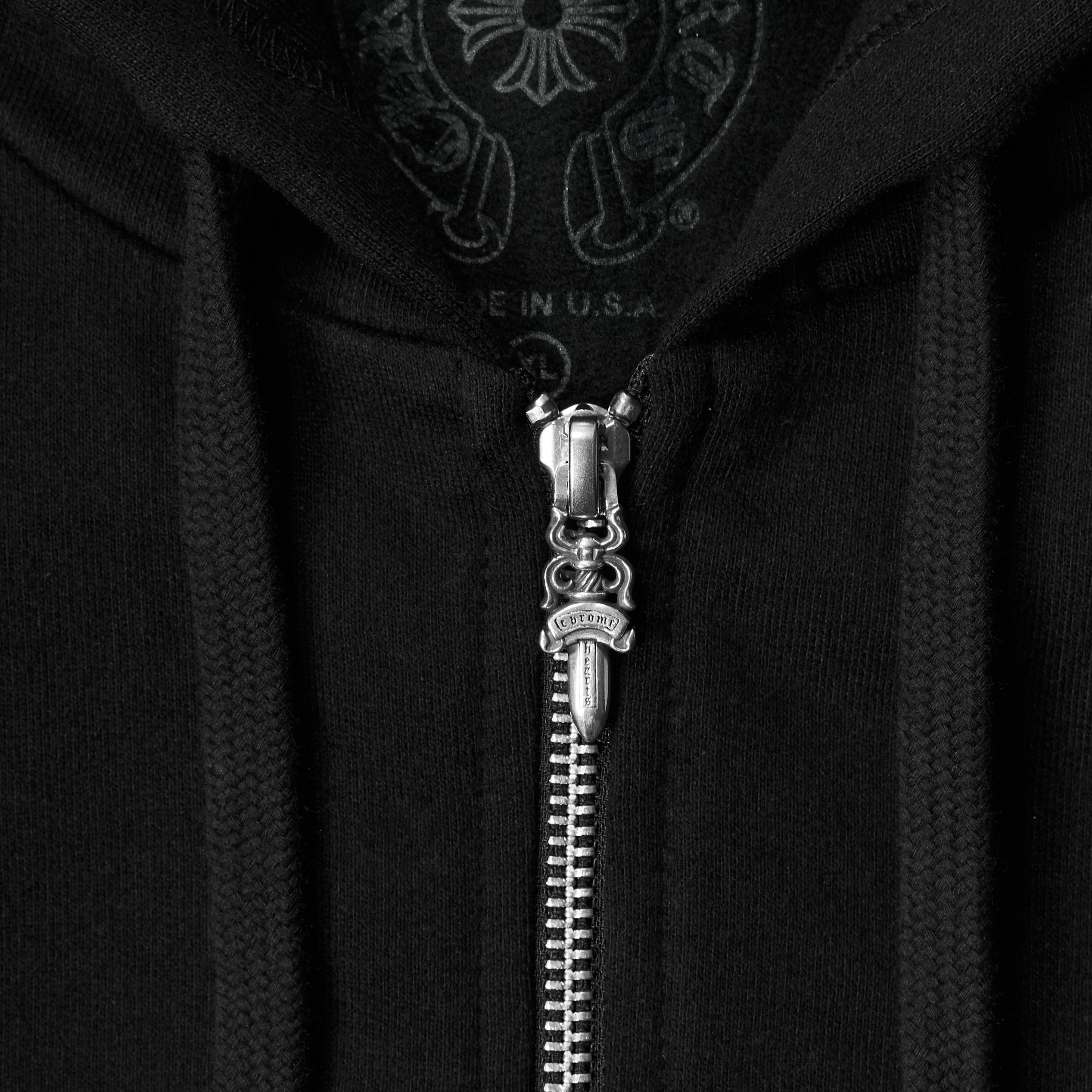Chrome Hearts CHROME HEARTS Multi Color Cross Cemetery Zip Up Hoodie BLACK Size US L / EU 52-54 / 3 - 6 Thumbnail