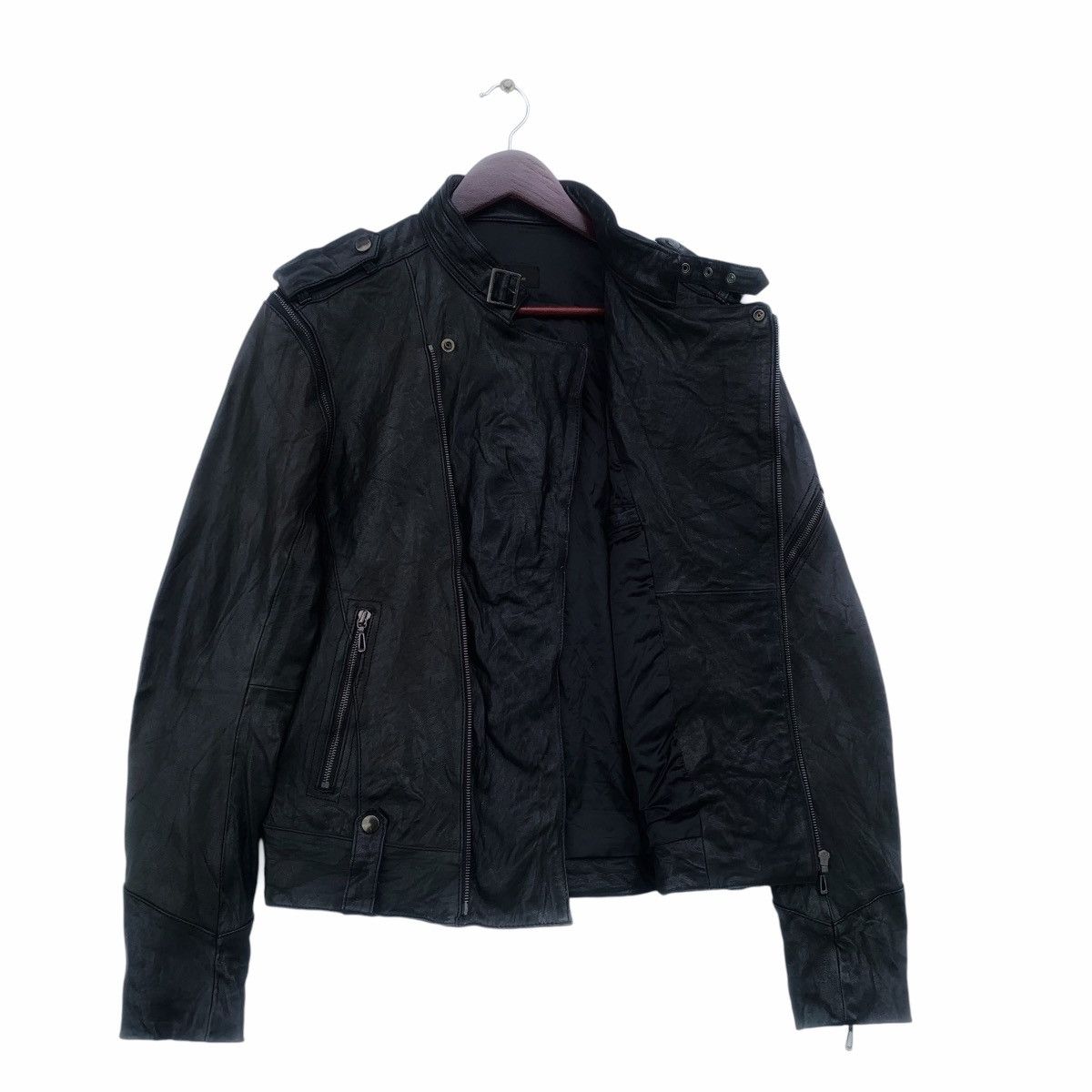 Tete Homme Tete Homme Issey Miyake Motorcycle Jacket Removable Sleeves Size US L / EU 52-54 / 3 - 5 Thumbnail