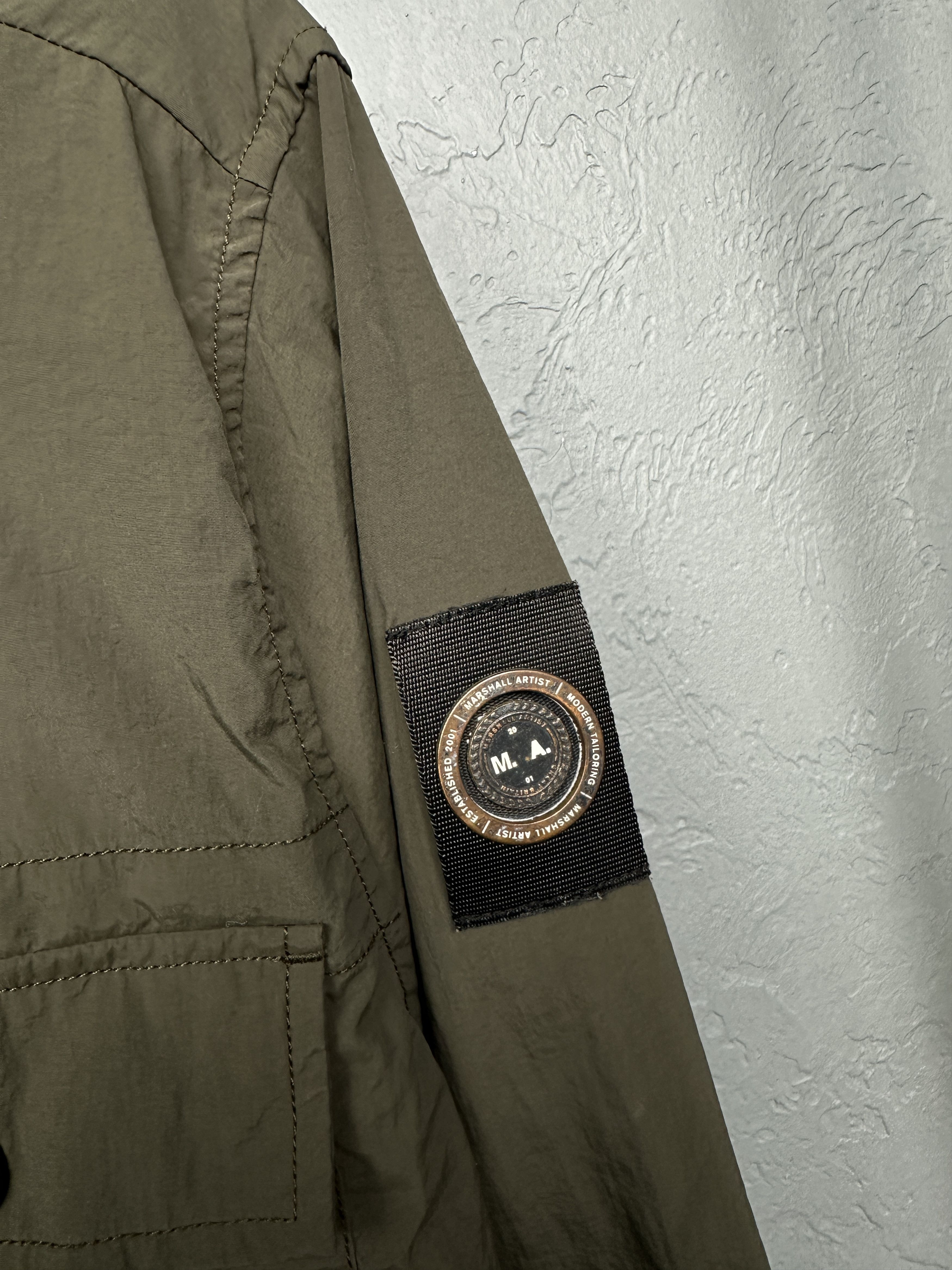Marshall Artist Marshall Artist Mens Nylon Overshirt Jacket Size US L / EU 52-54 / 3 - 3 Thumbnail
