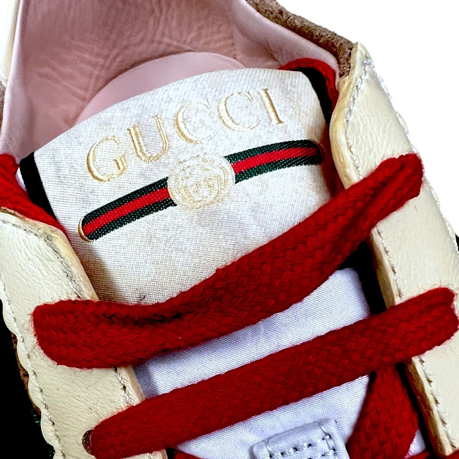 Gucci Gucci Men's US 9 Brown Suede Web Rocket Sneakers Luxury Size US 9 / EU 42 - 6 Thumbnail
