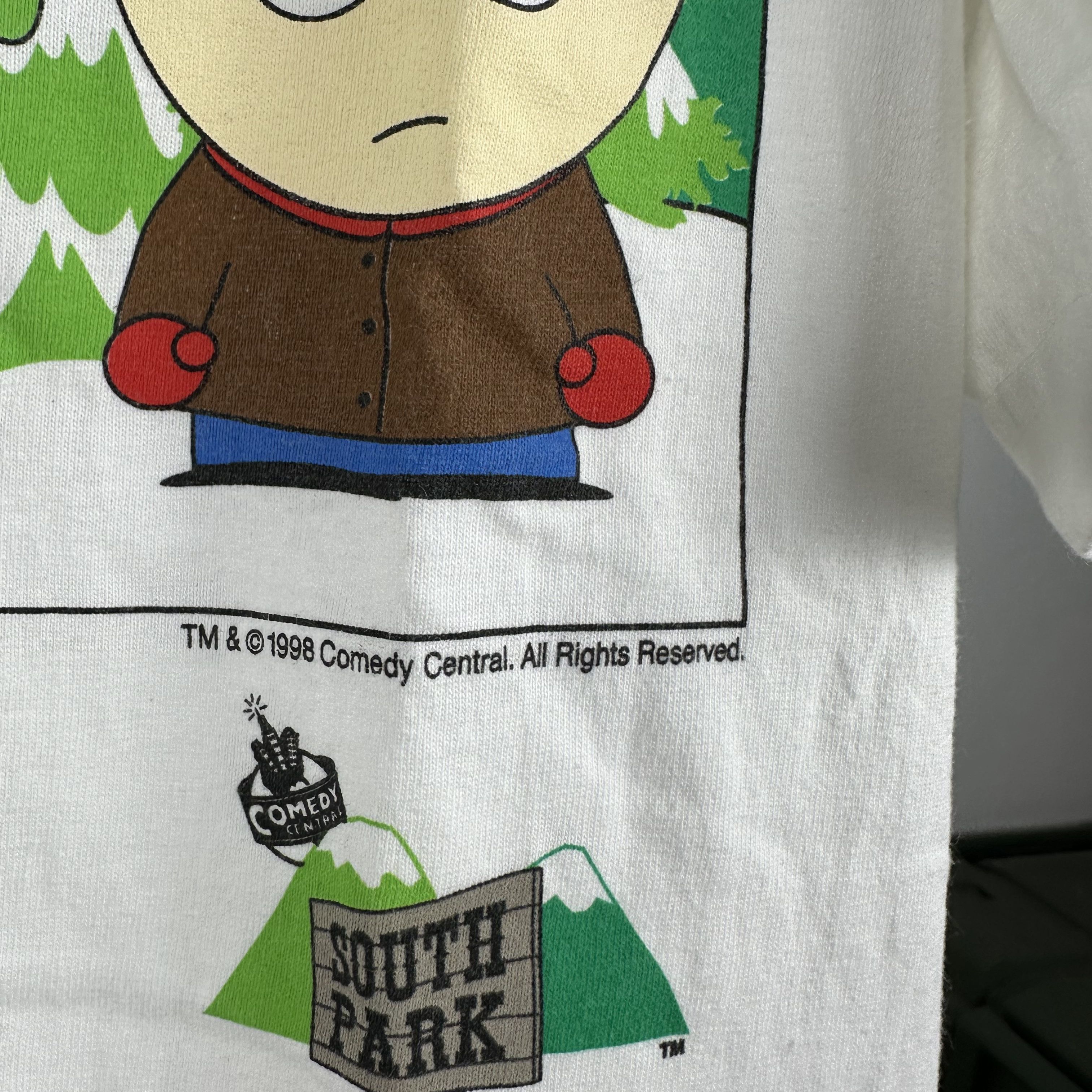 Vintage 1998 South Park Comedy Central The Boys Promo T-Shirt Size US XL / EU 56 / 4 - 4 Thumbnail