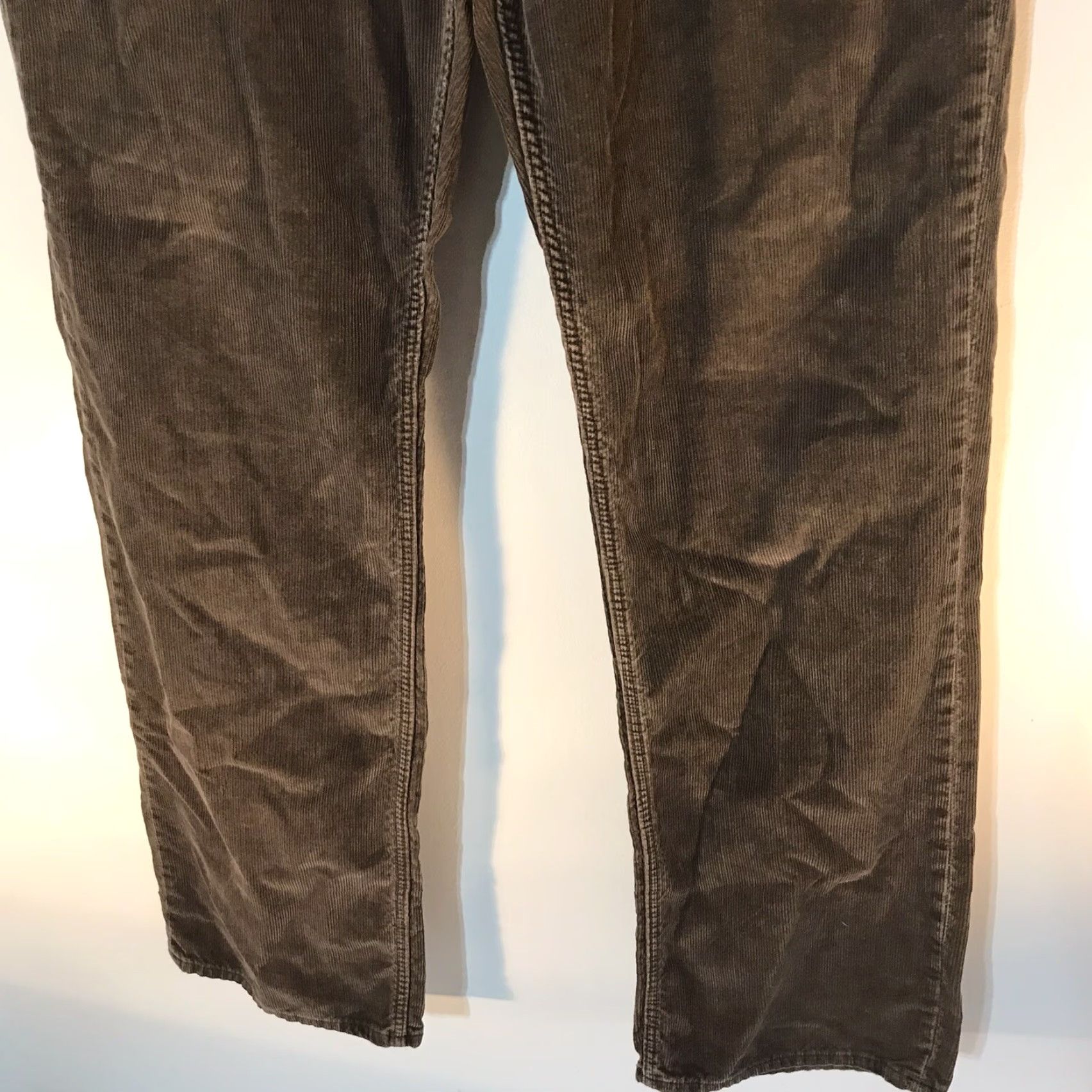 Banana Republic Banana Republic Mens Pants Corduroy Straight Fit Size 33 Fall Winter Dress Casual Brown Size US 33 - 3 Thumbnail