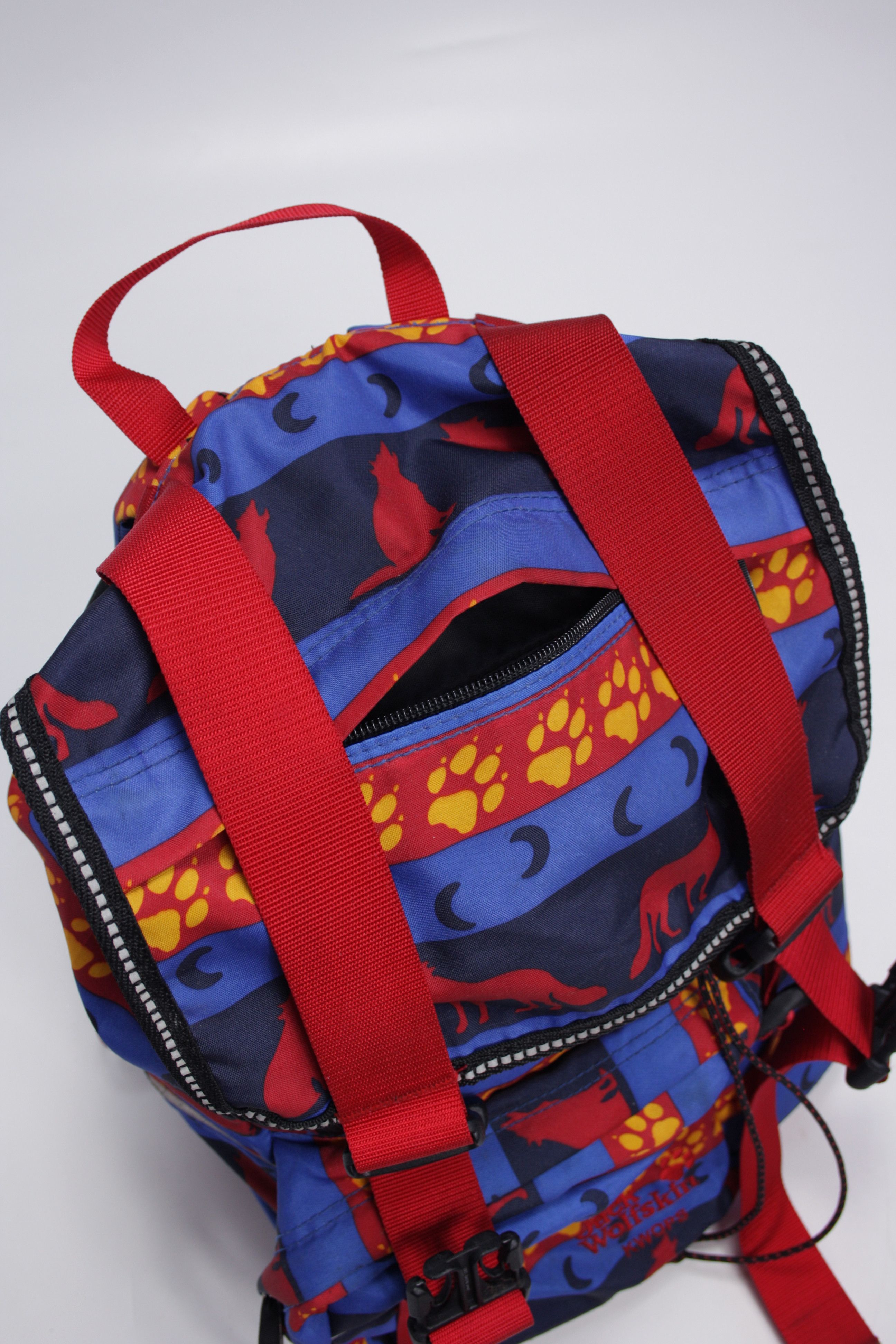 Jack Wolfskin × Japanese Brand × Vintage Jack Wolfskin KWOPS Vintage Printed Hiking Backpack Bag Size ONE SIZE - 4 Thumbnail