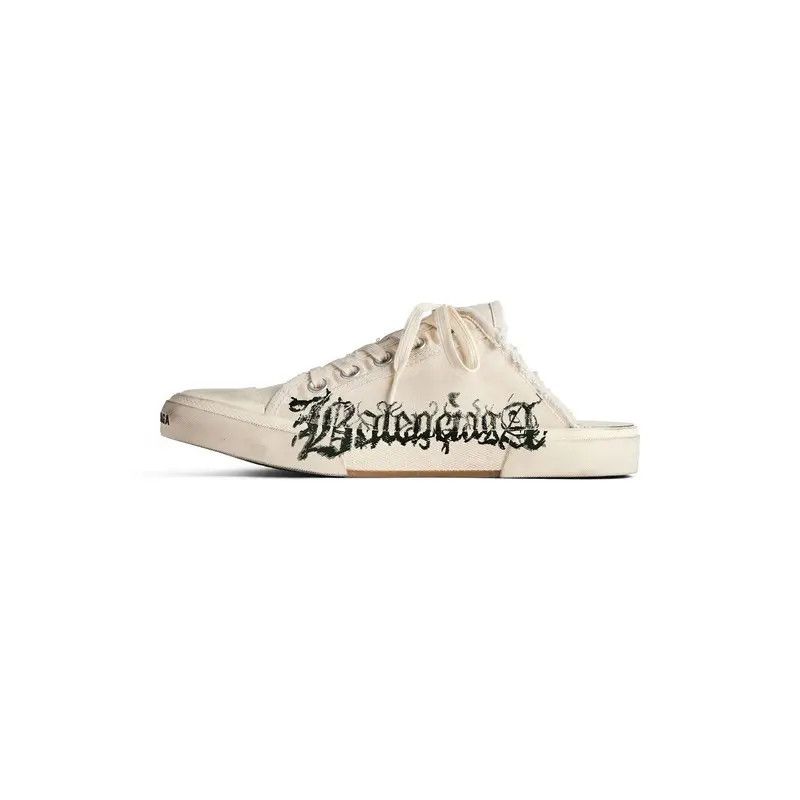 Balenciaga o1la1rc1a1225 Paris Mules DIY Metal in Beige Size US 12 / IT 42 - 4 Thumbnail