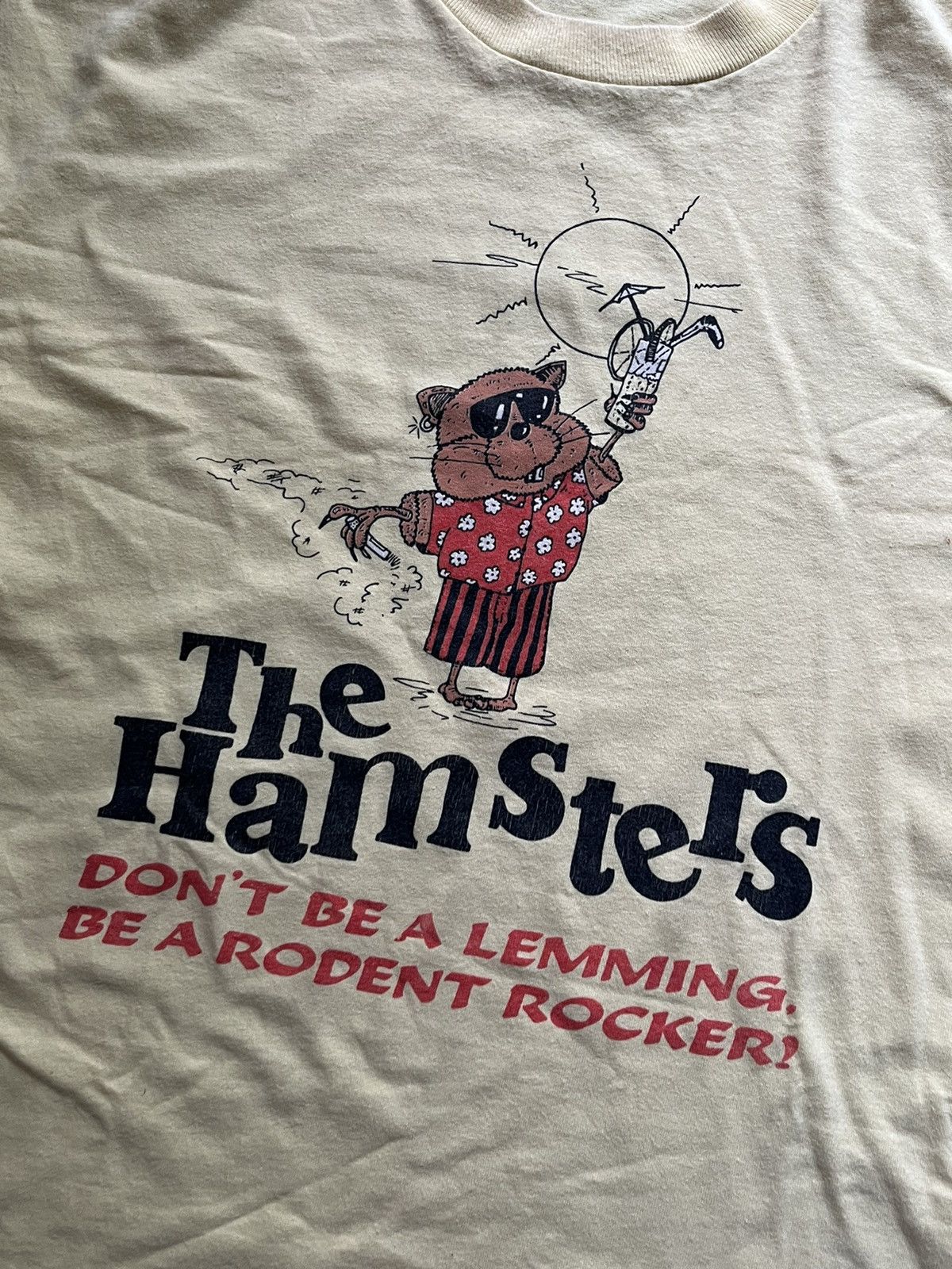 Band Tees × Vintage The Hamsters 90s band tshirt 2yk Size US XL / EU 56 / 4 - 6 Thumbnail