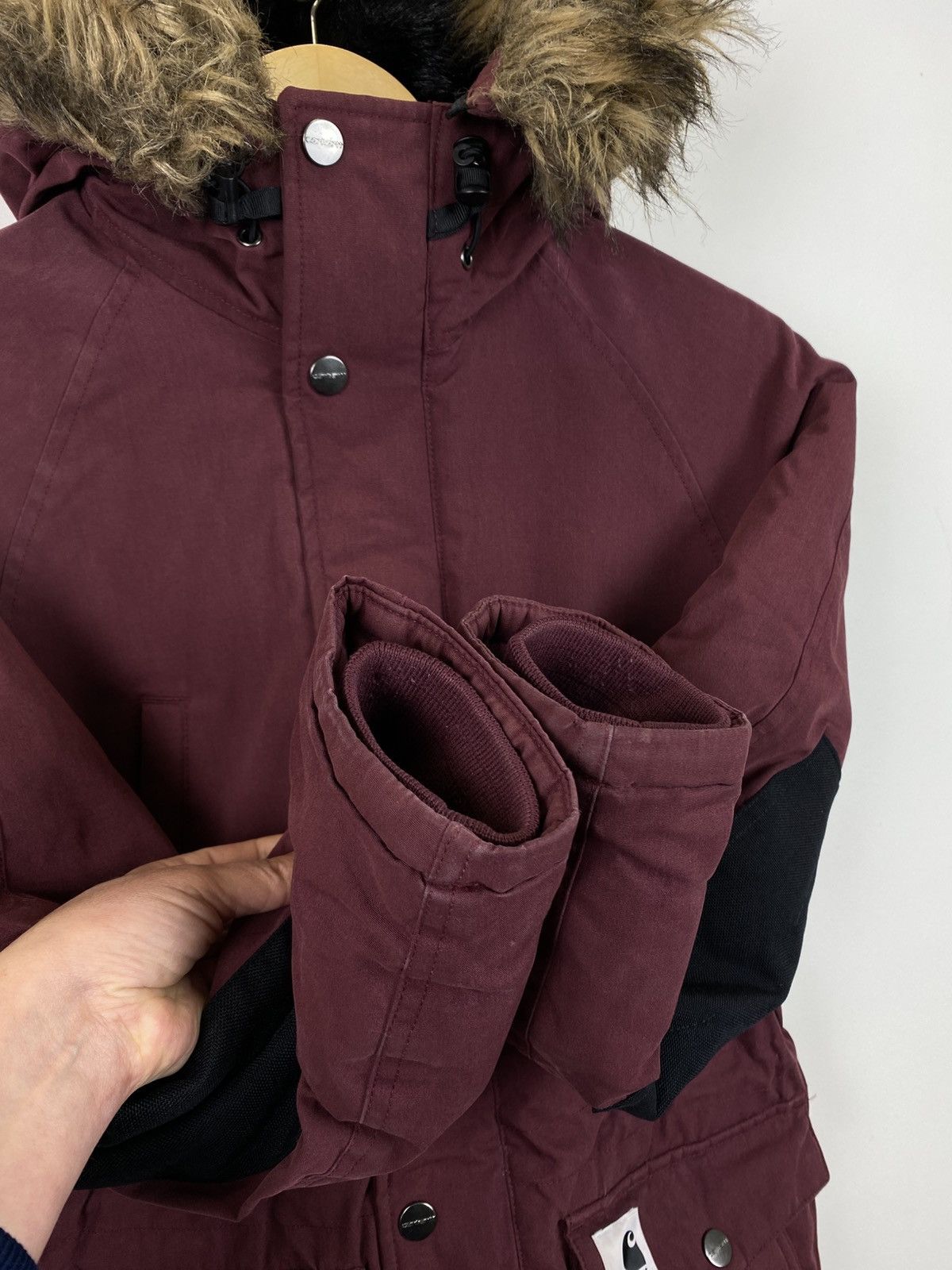 Other Carhartt W Trapper Parka Full Zip Jacket Hooded Size XS Red Size XS / US 0-2 / IT 36-38 - 6 Thumbnail