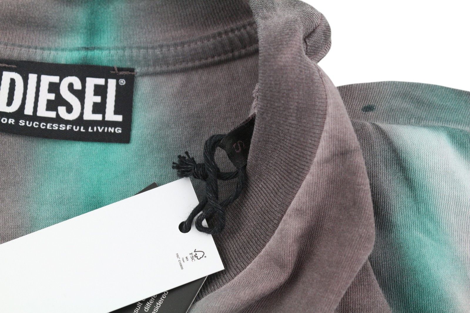 Diesel T-JUST-B52 S Acid Wash Effect Logo T-Shirt 84106 Size US S / EU 44-46 / 1 - 6 Thumbnail