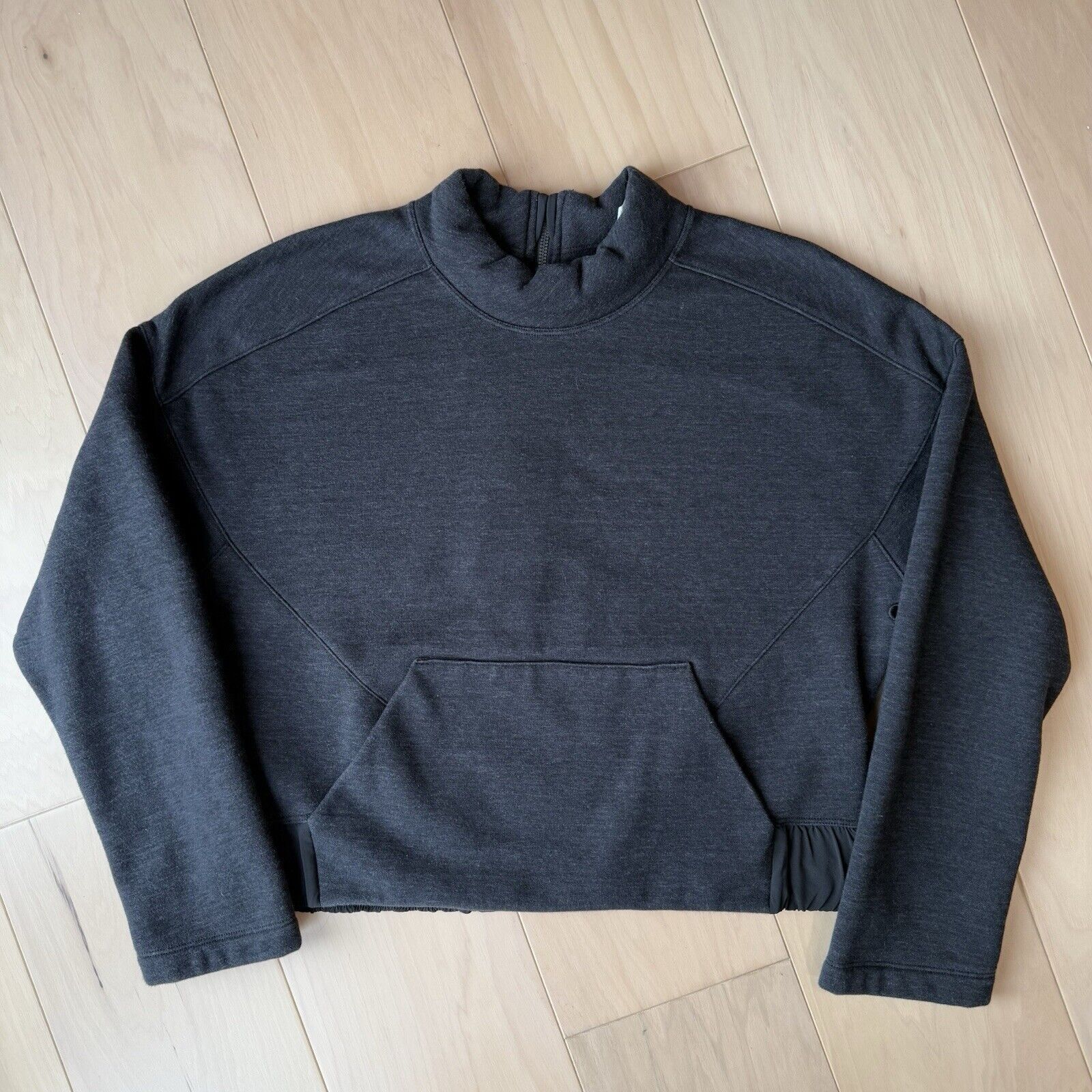 Lululemon Lululemon Light as Warmth Crew 10 Dark Gray Casual Pullover Size L / US 10 / IT 46 - 2 Thumbnail