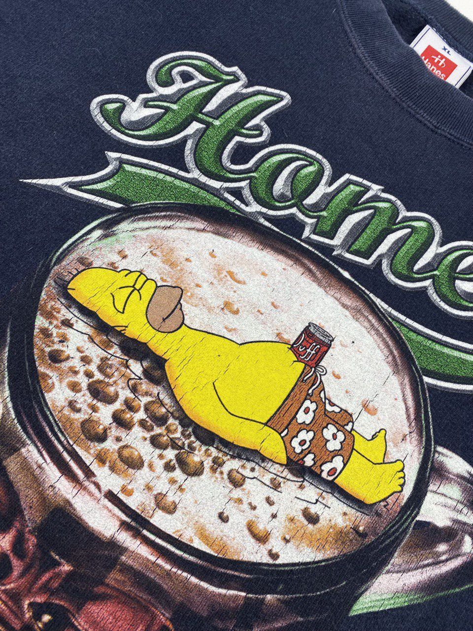 The Simpsons × Vintage Sweatshirt The Simpsons Homer Beer 1999 years size XL Size US XL / EU 56 / 4 - 3 Thumbnail