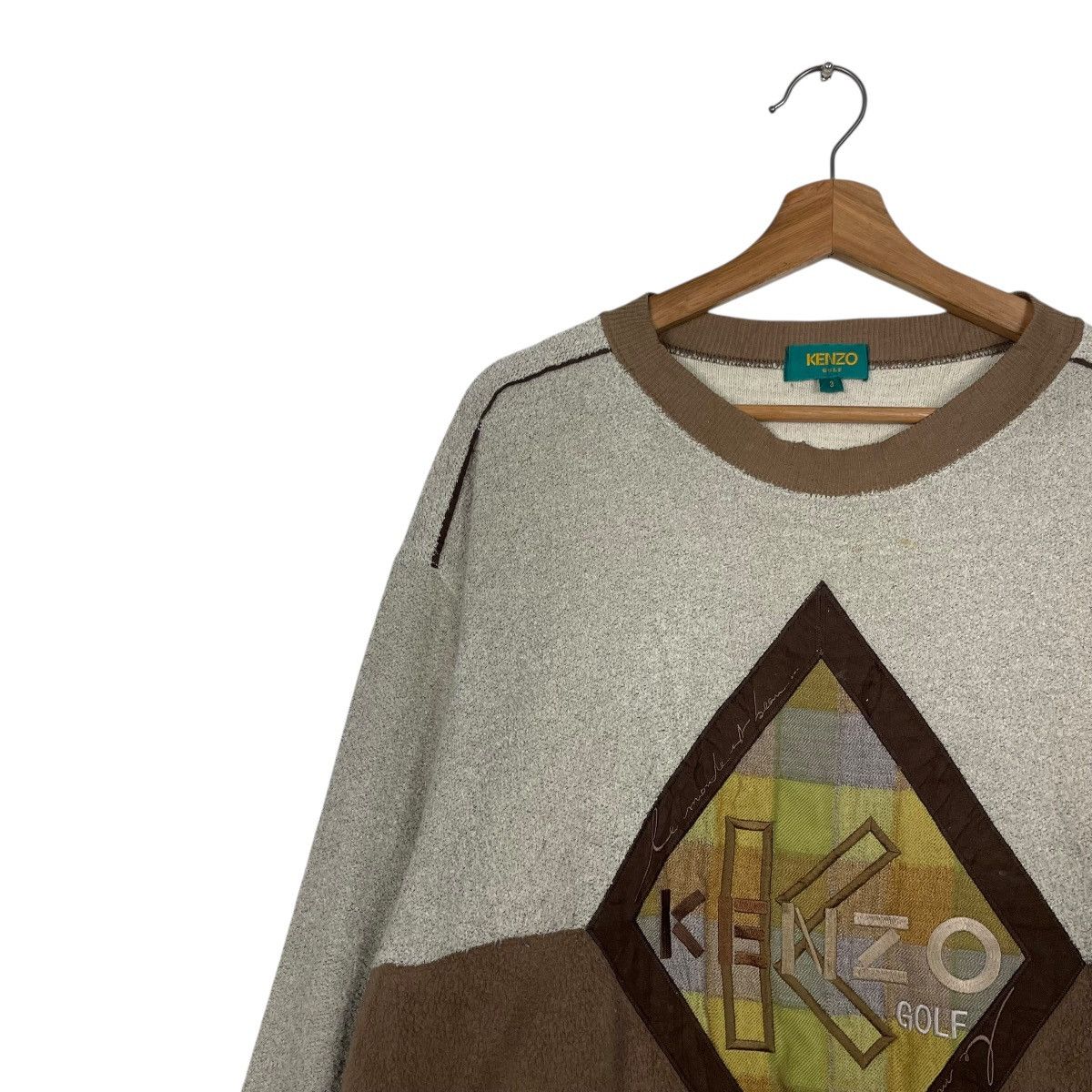Kenzo Kenzo Golf Big Logo Crewneck Sweatshirt Size US M / EU 48-50 / 2 - 6 Thumbnail